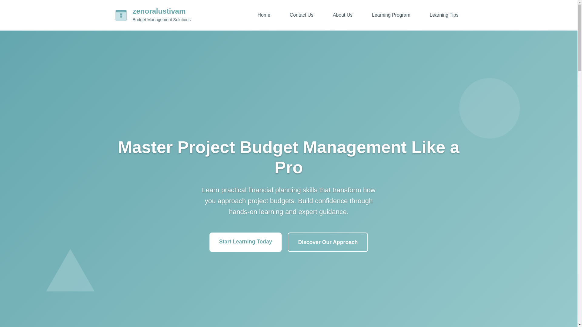 website screenshot of https://zenoralustivam.com/