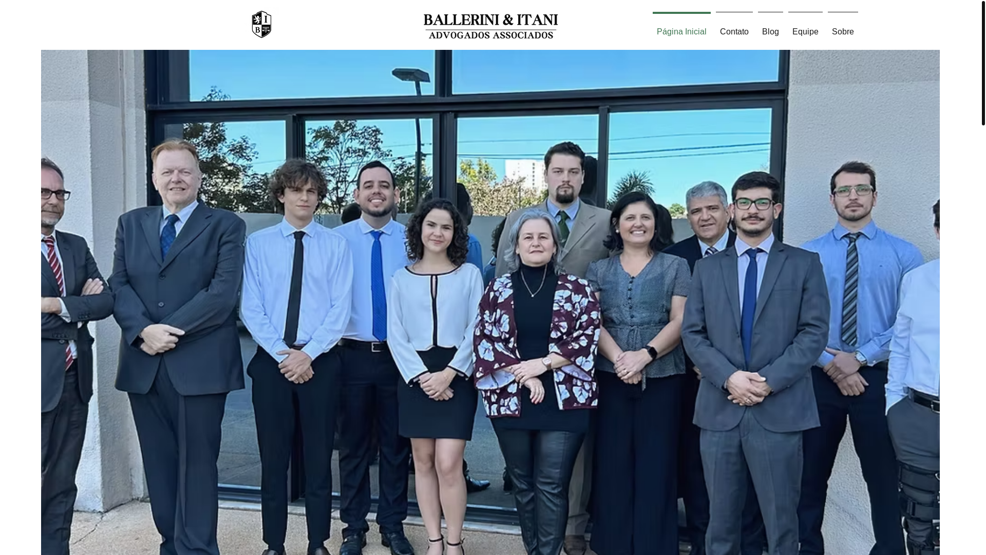 website screenshot of https://balleriniitaniadv.com/