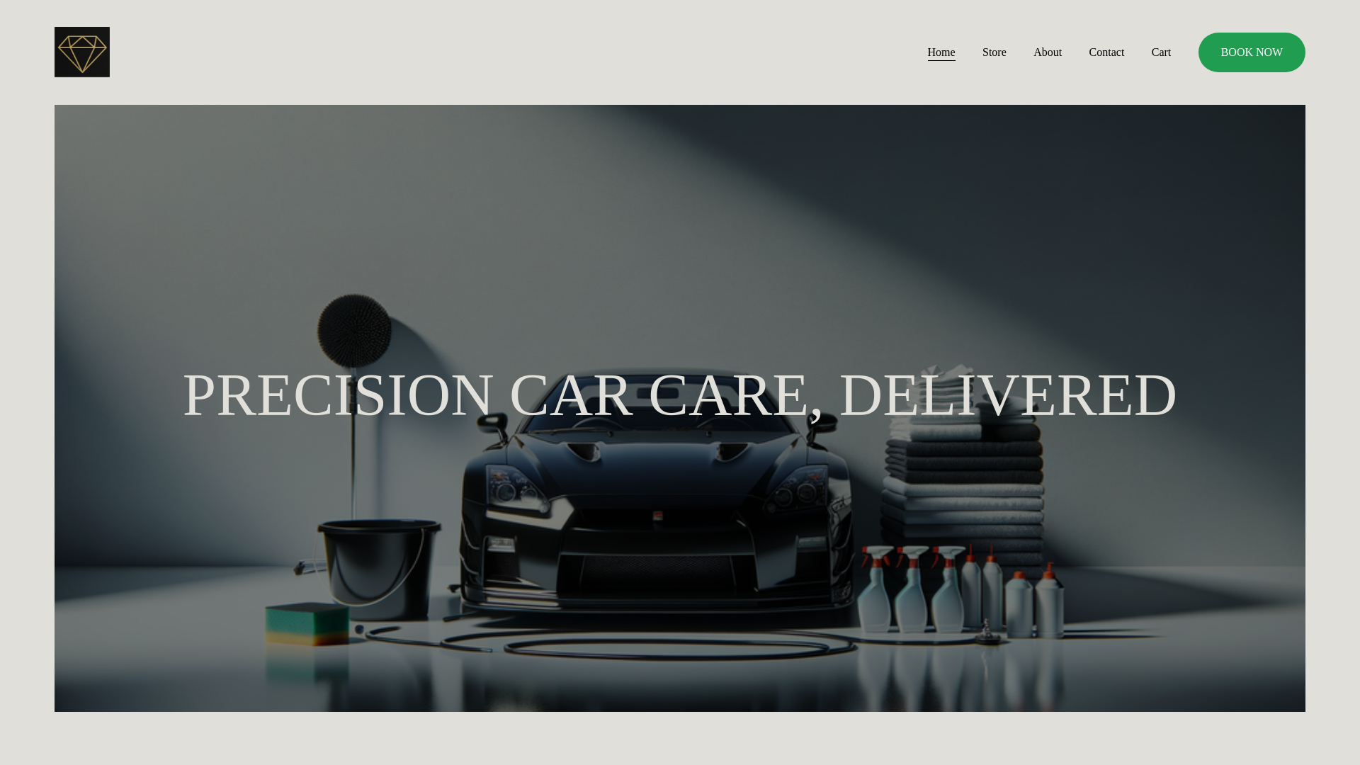 website screenshot of https://diamondlanedetailing.com