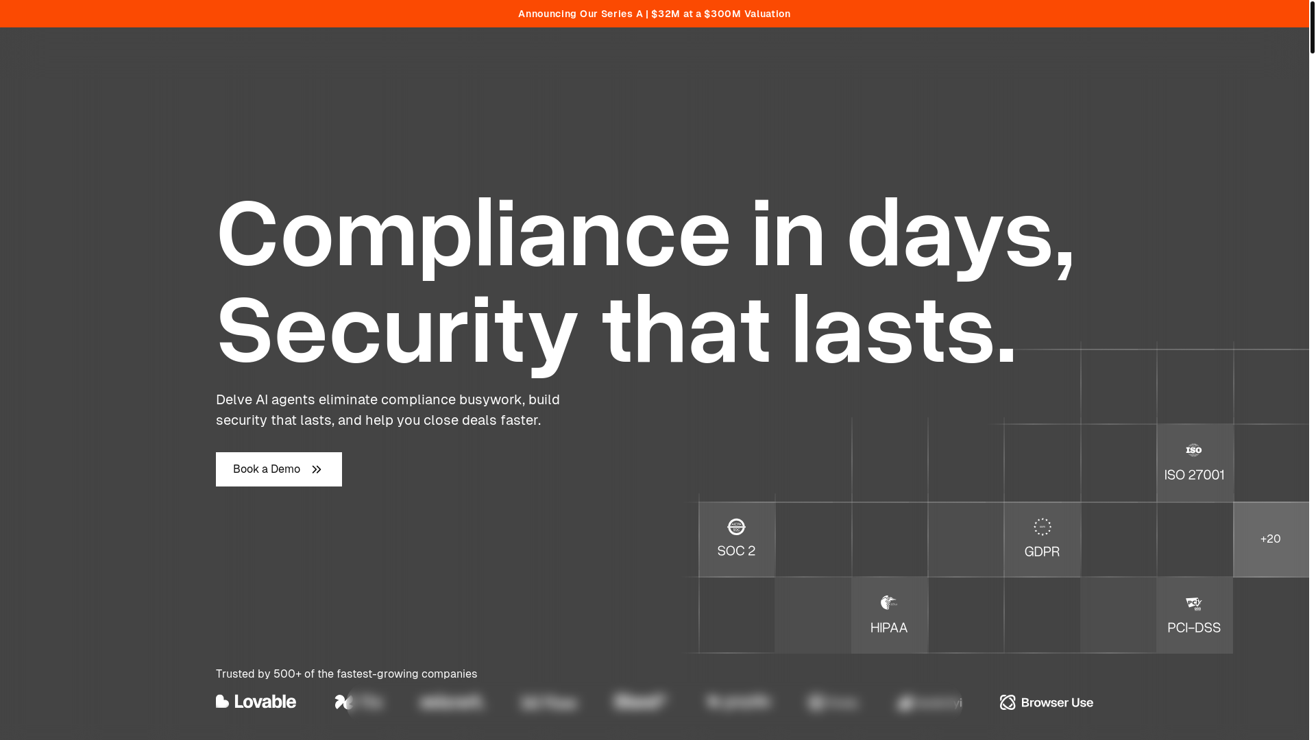 website screenshot of https://delveactive.com/