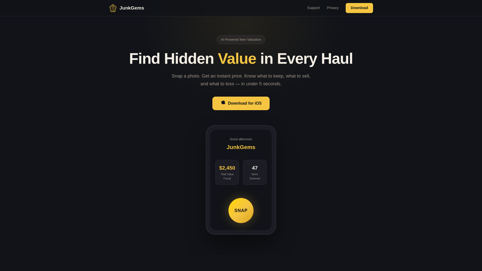 website screenshot of https://junkgems-website.pages.dev/