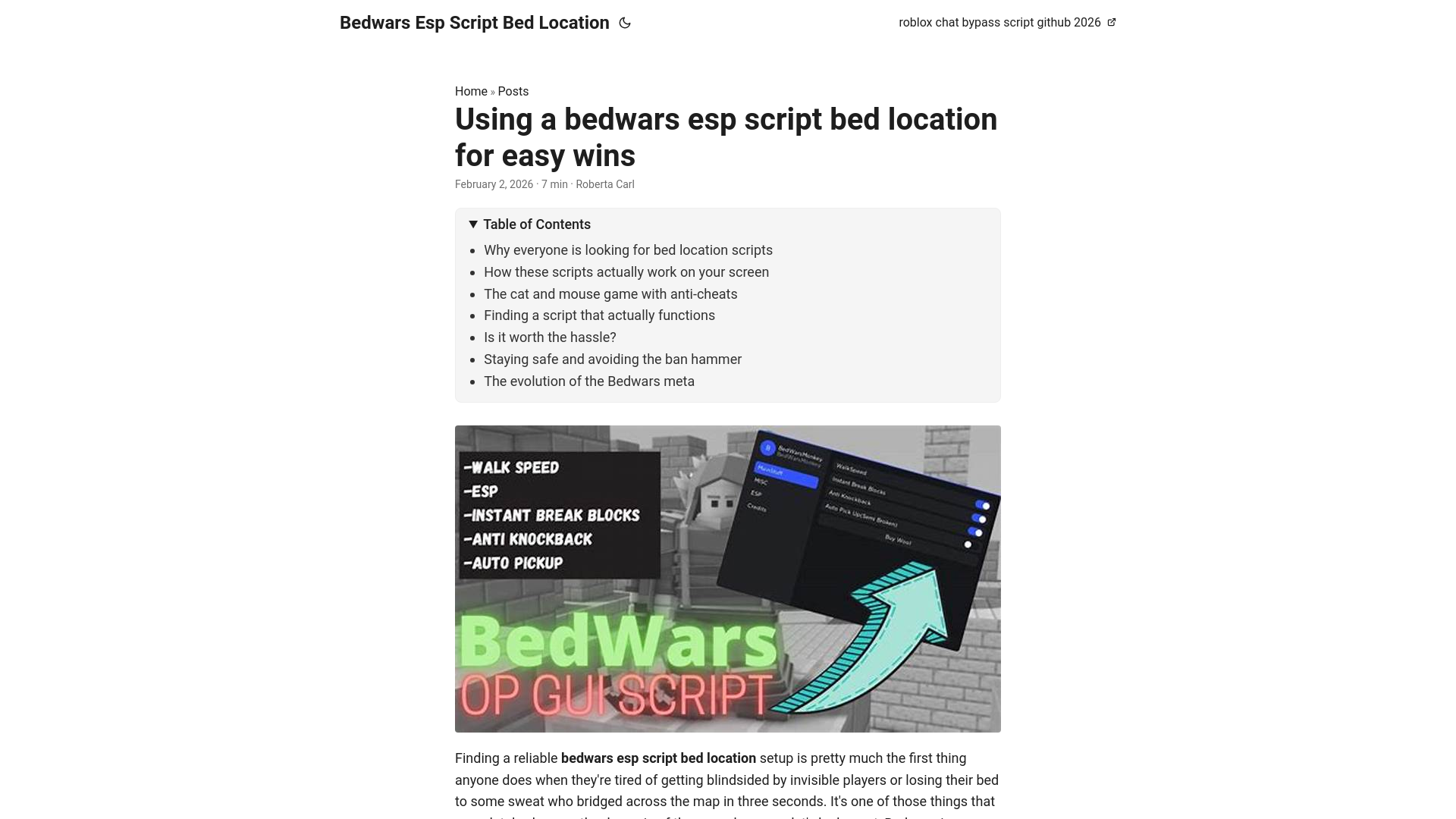 website screenshot of https://bedwars-esp-script-bed-location.pages.dev/