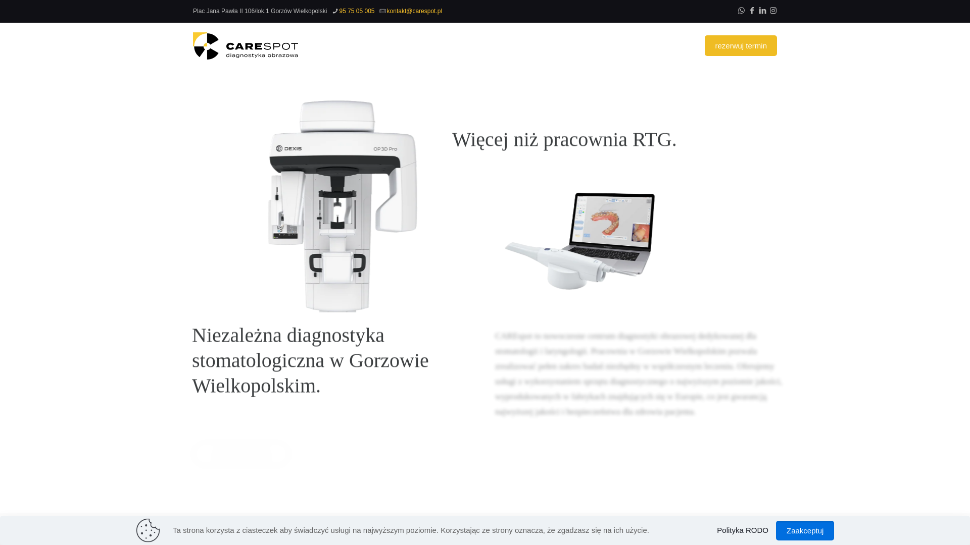 website screenshot of https://tupacjent.pl