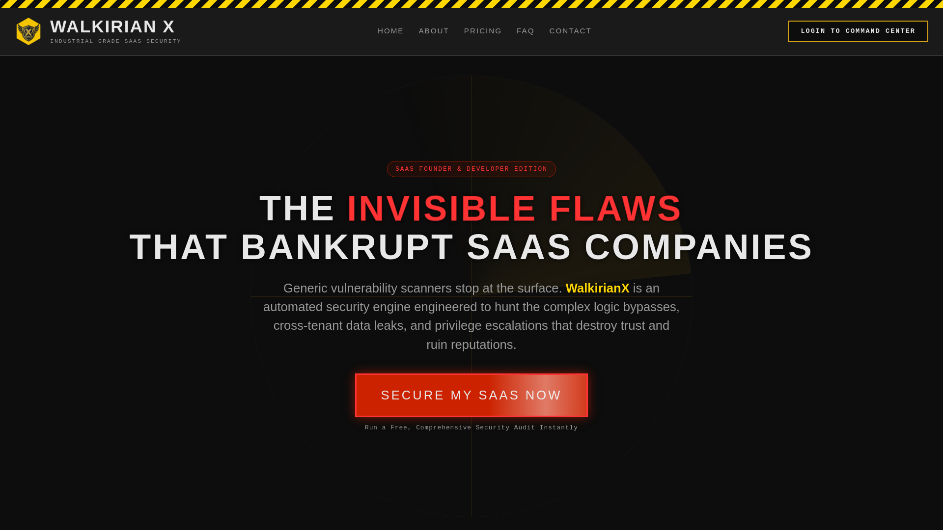 website screenshot of https://walkirianx.com/