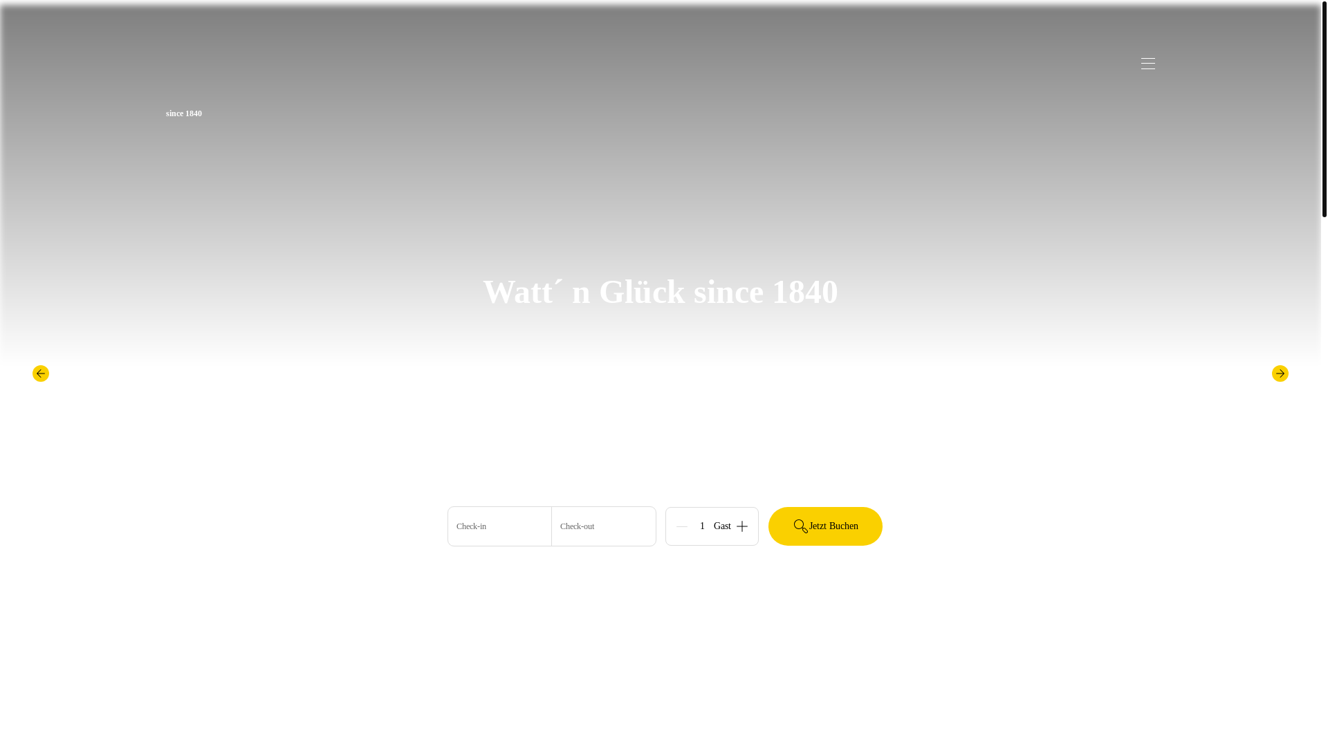 website screenshot of https://wattnglueck.com/