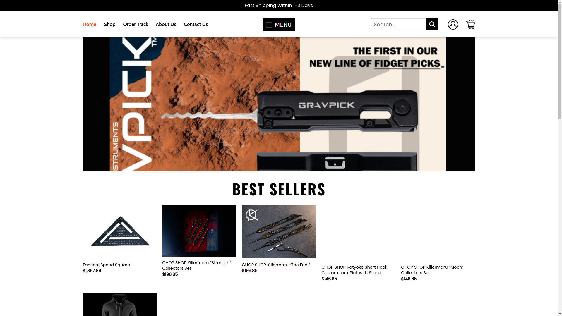 website screenshot of https://thecovertinstruments.shop/
