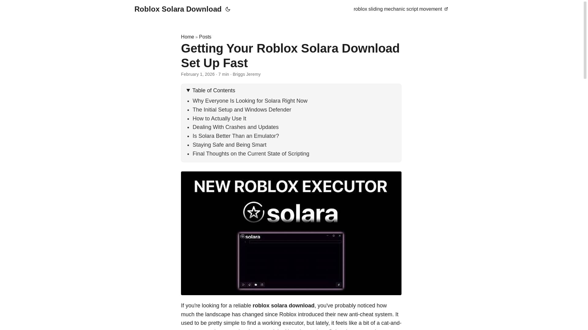 website screenshot of https://roblox-solara-download.pages.dev/