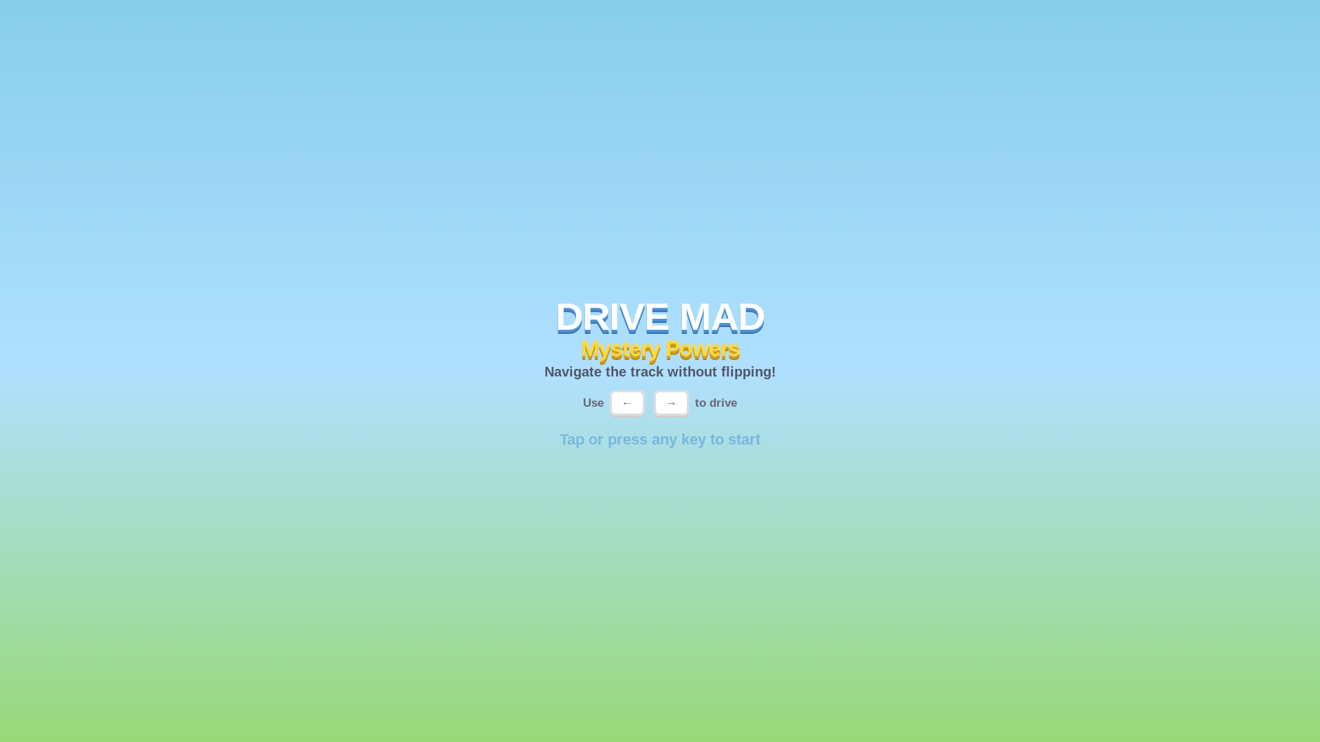 website screenshot of https://drivemad-mystery-powers.pages.dev/