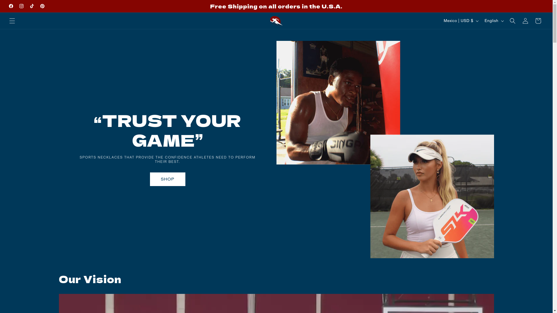 website screenshot of https://sportzzheadsjewelry.com/