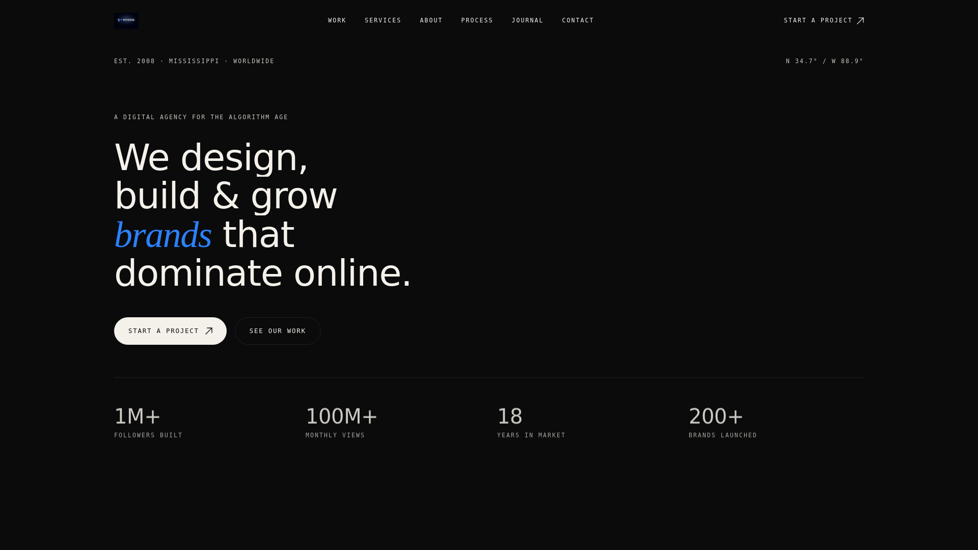 website screenshot of https://myersgroupmedia.pages.dev/