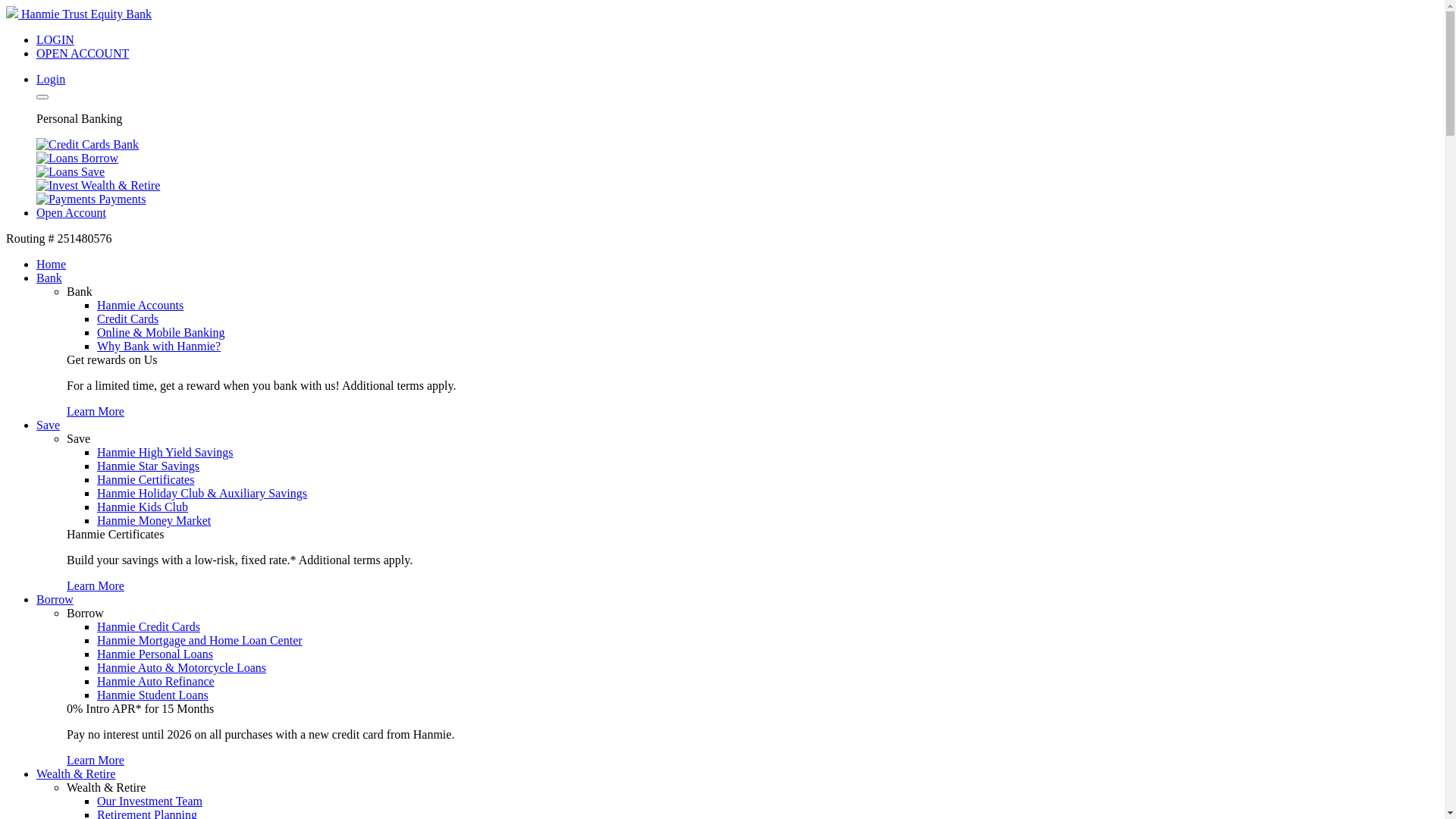 website screenshot of https://hanmietrustsequity.in/