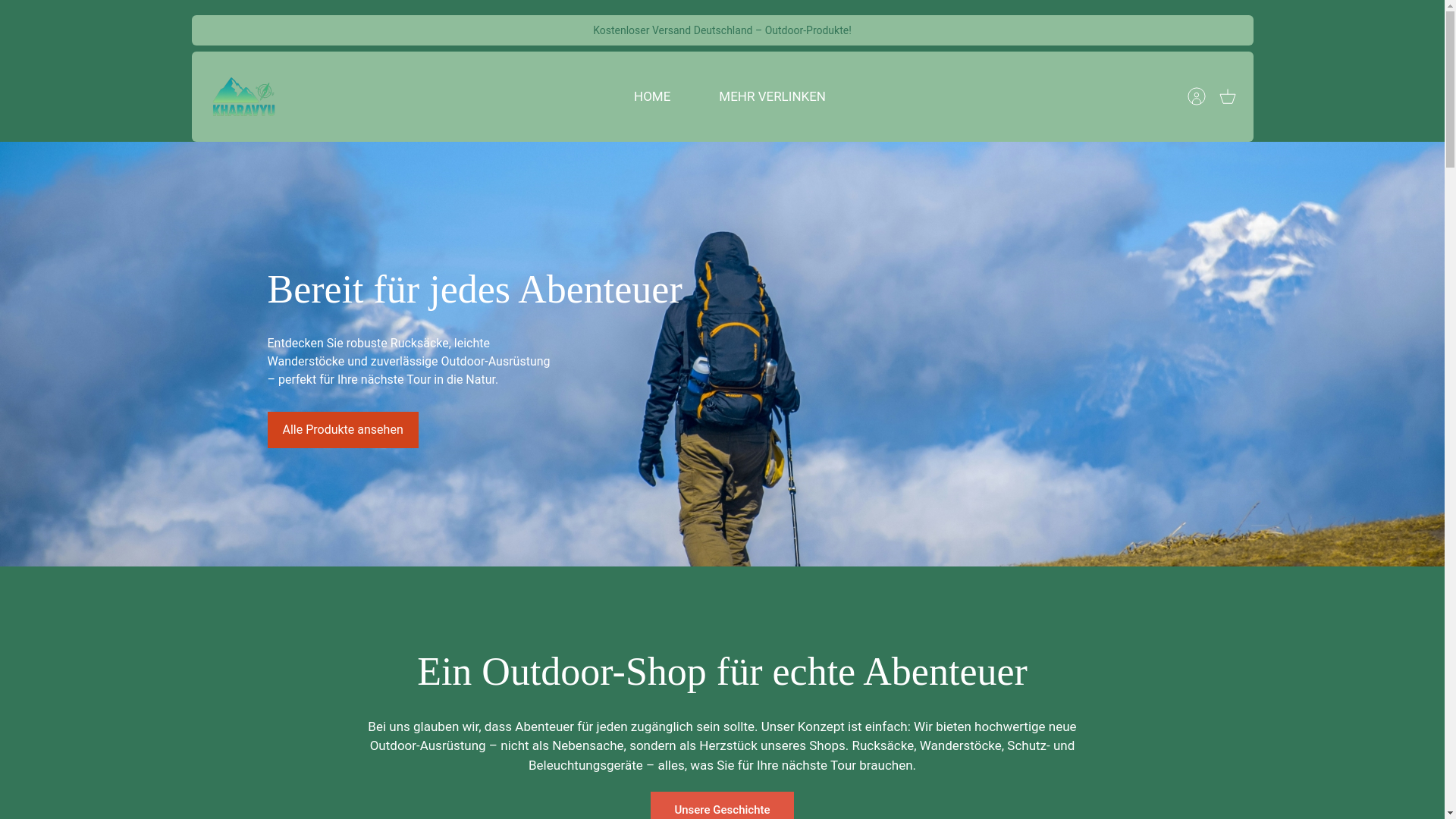 website screenshot of https://kharavyus.shop/
