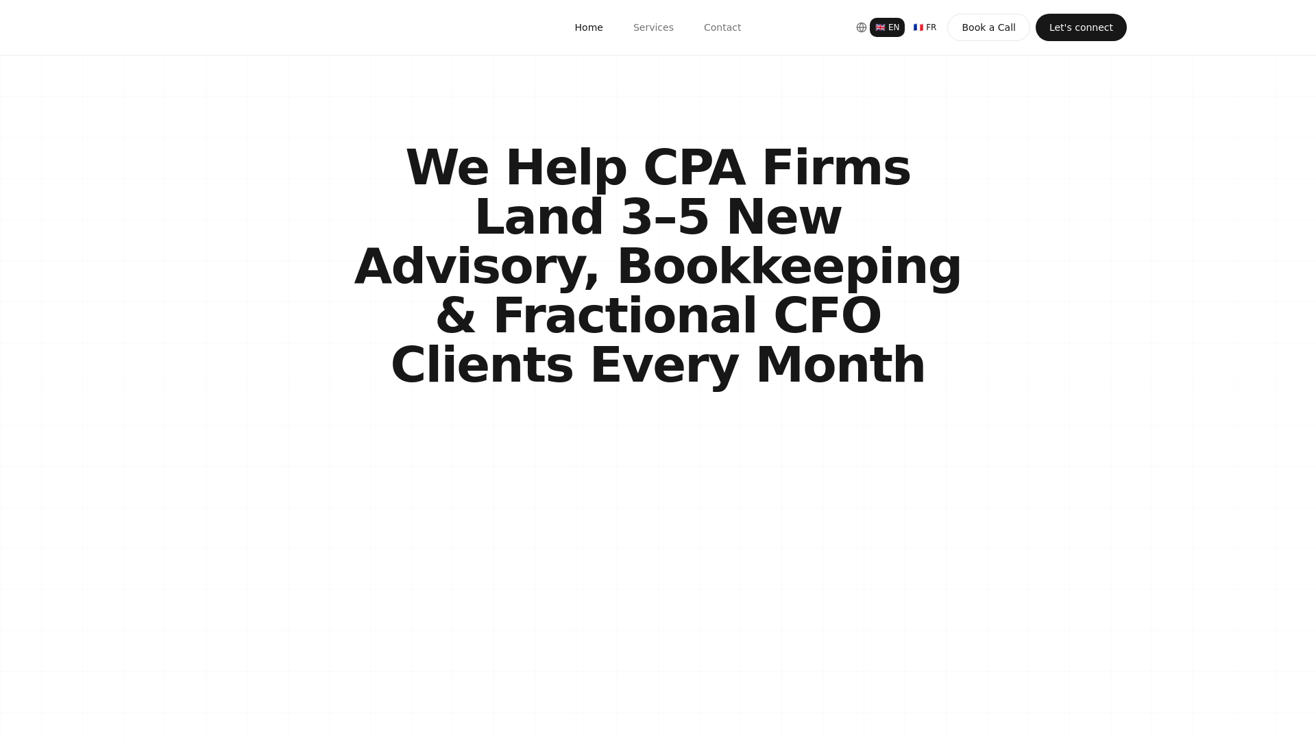 website screenshot of https://blesterpartners.com/