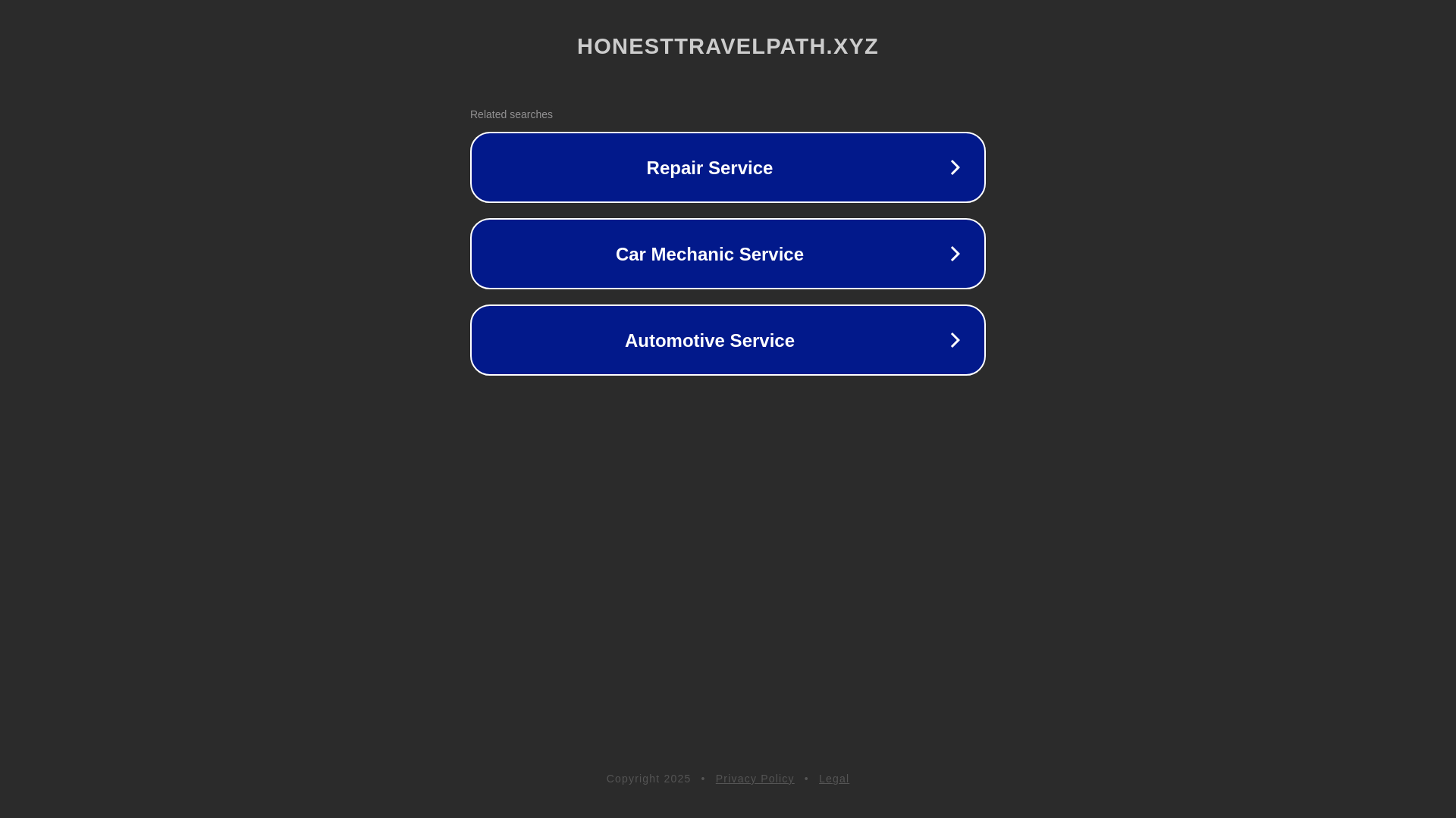 website screenshot of https://honesttravelpath.xyz/