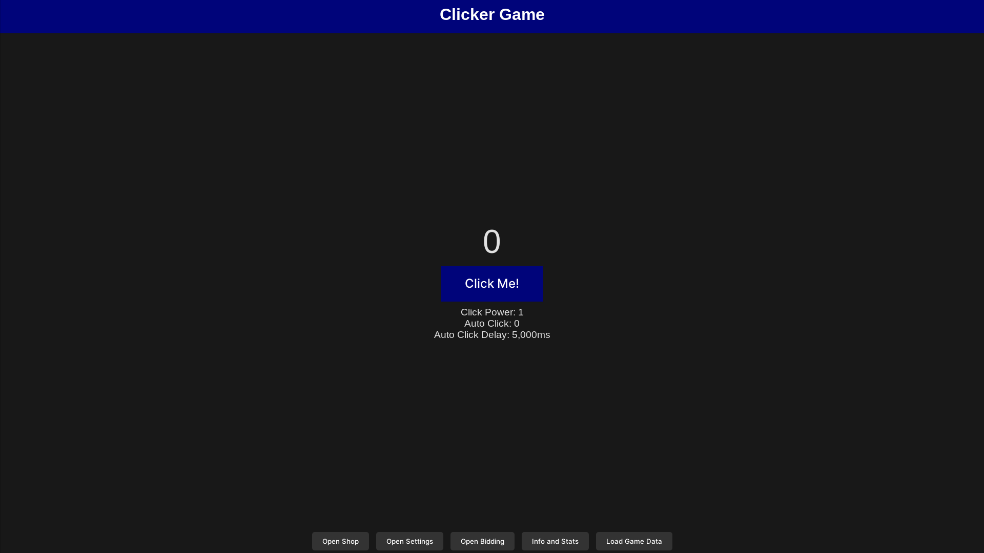 website screenshot of https://ajclicker.pages.dev/