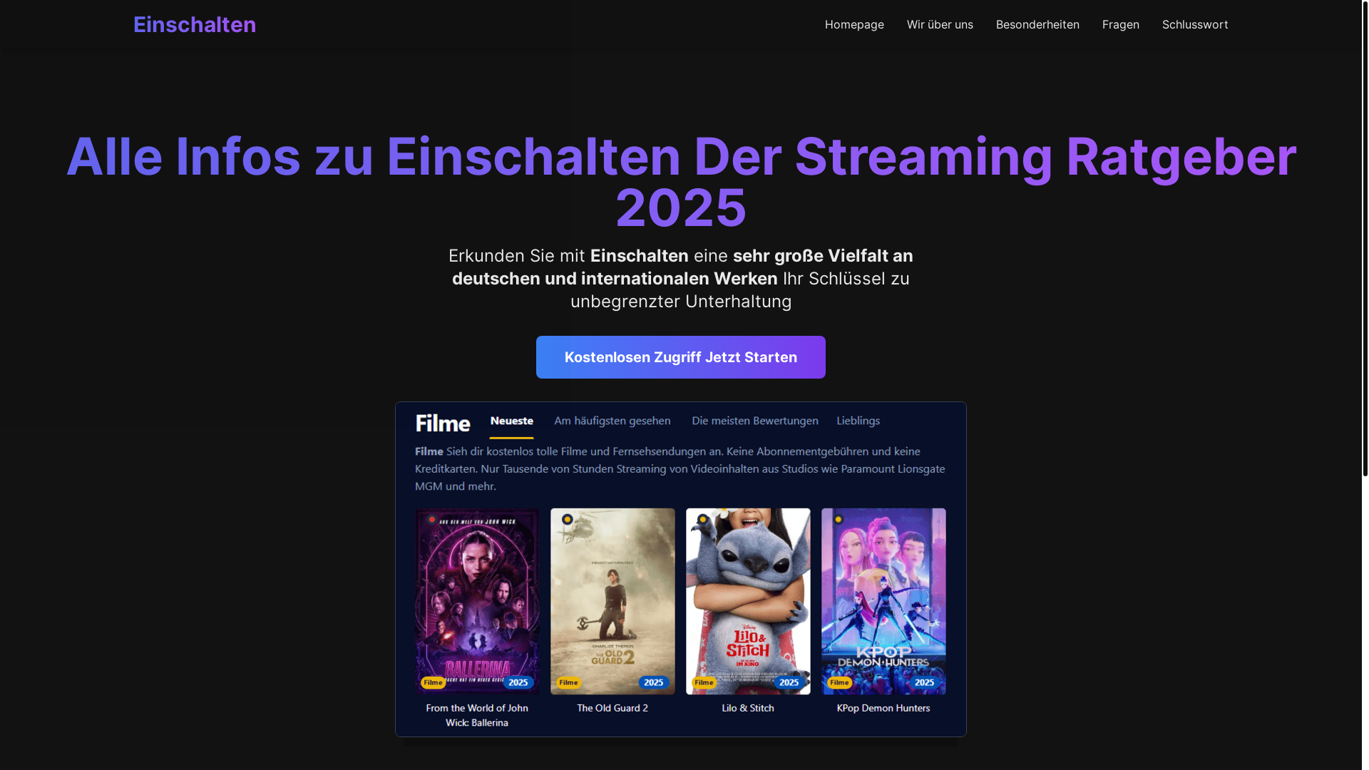website screenshot of https://einschalten-pvfa.pages.dev/