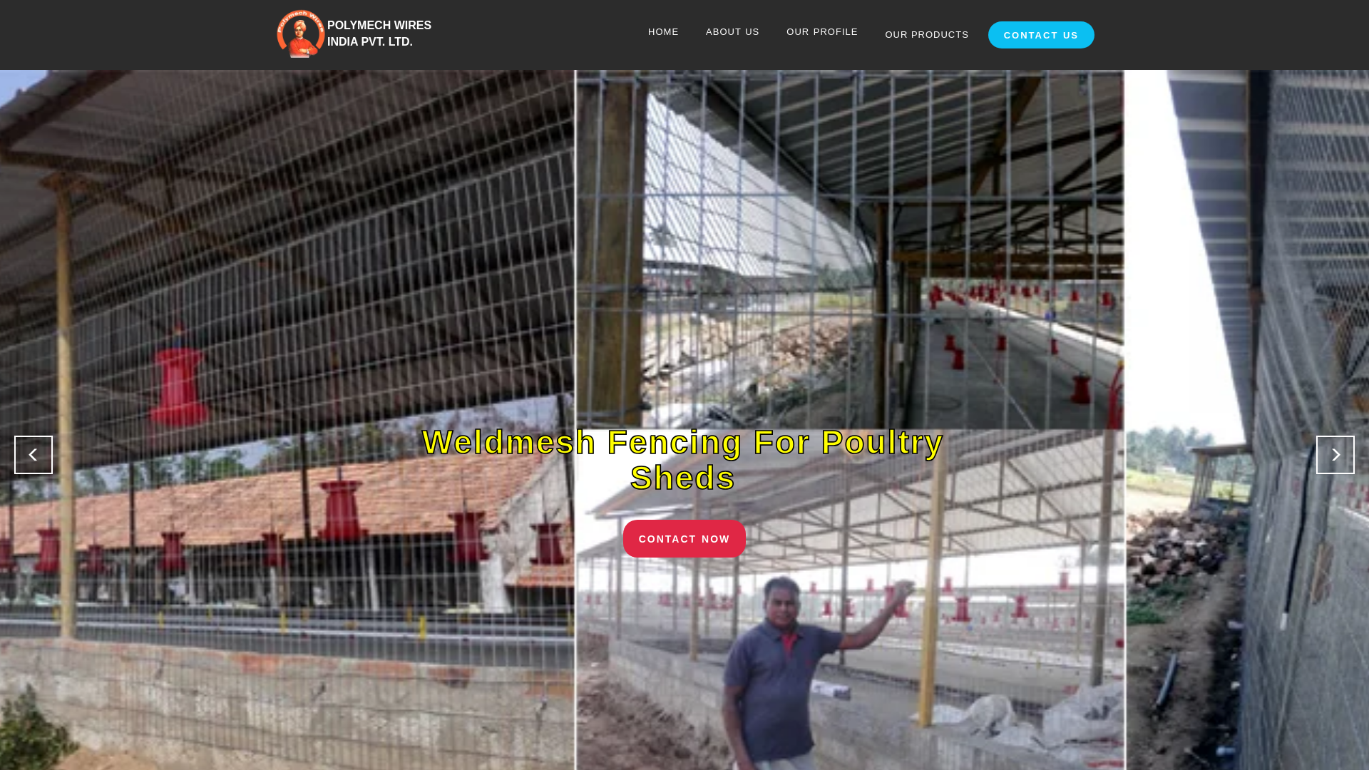 website screenshot of https://pmwweldmesh.in