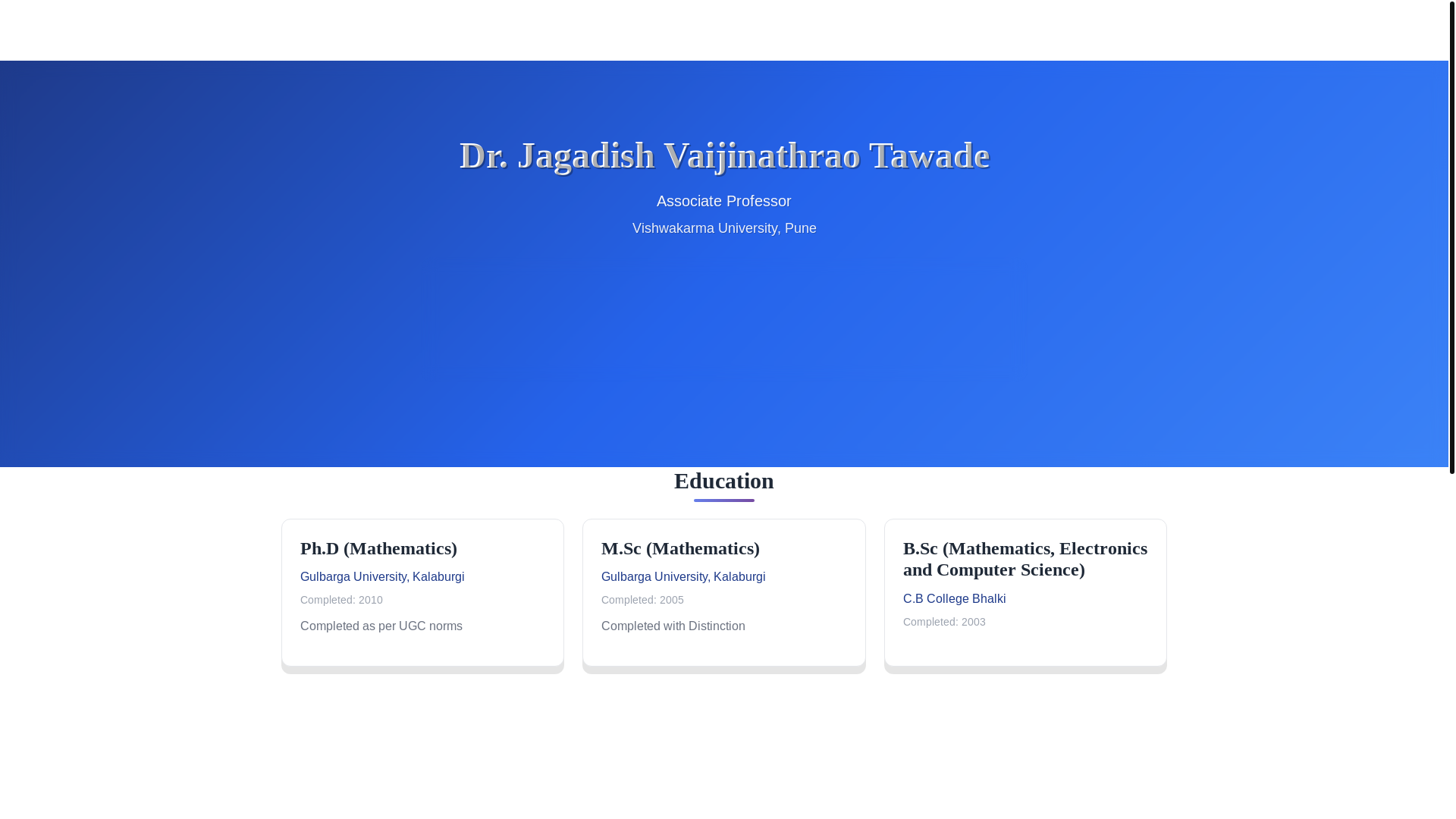 website screenshot of https://jagadish-tawade.pages.dev/