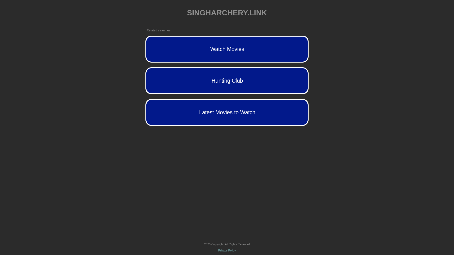 website screenshot of https://singharchery.link/