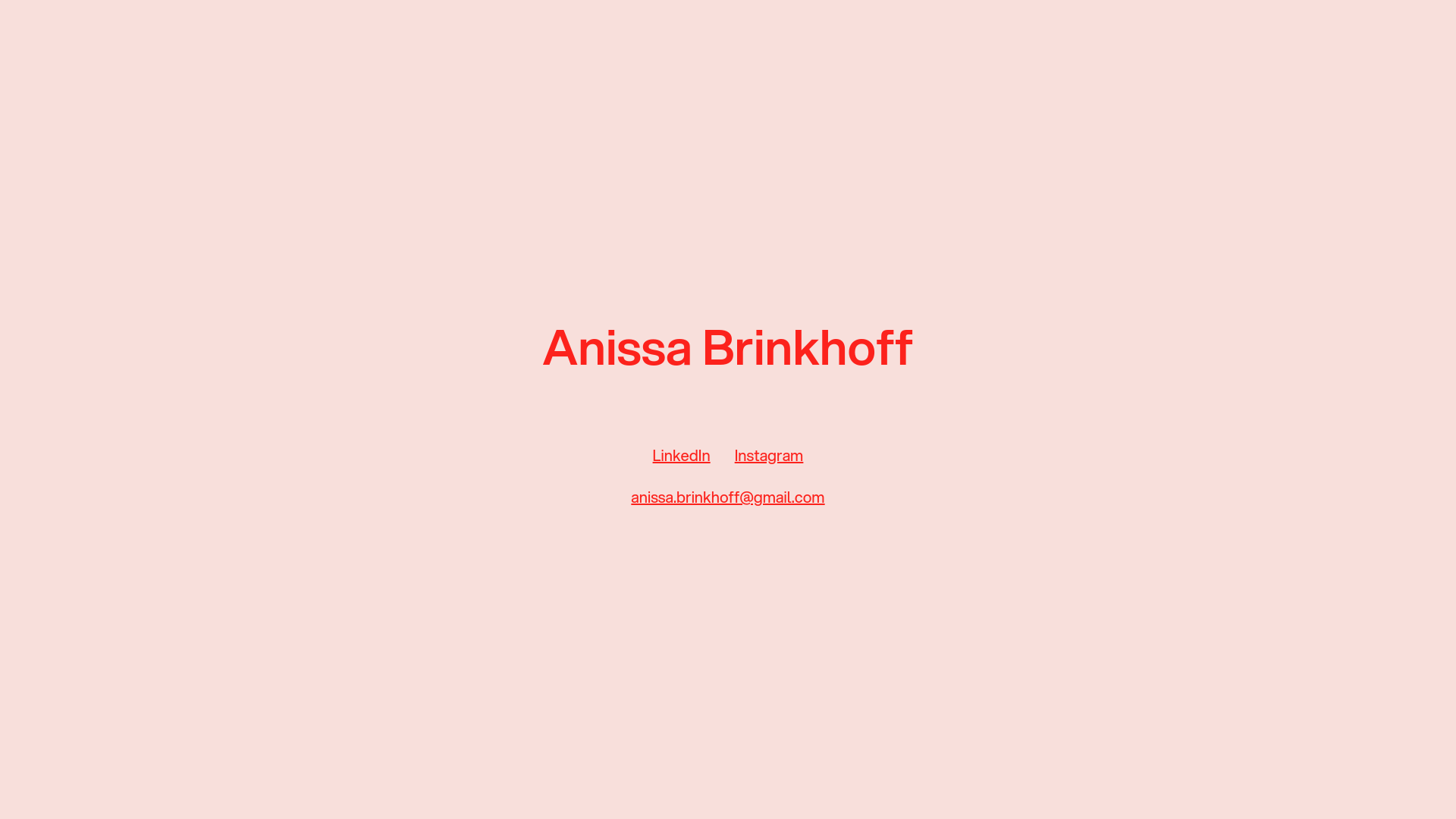 website screenshot of https://anissabrinkhoff.de/