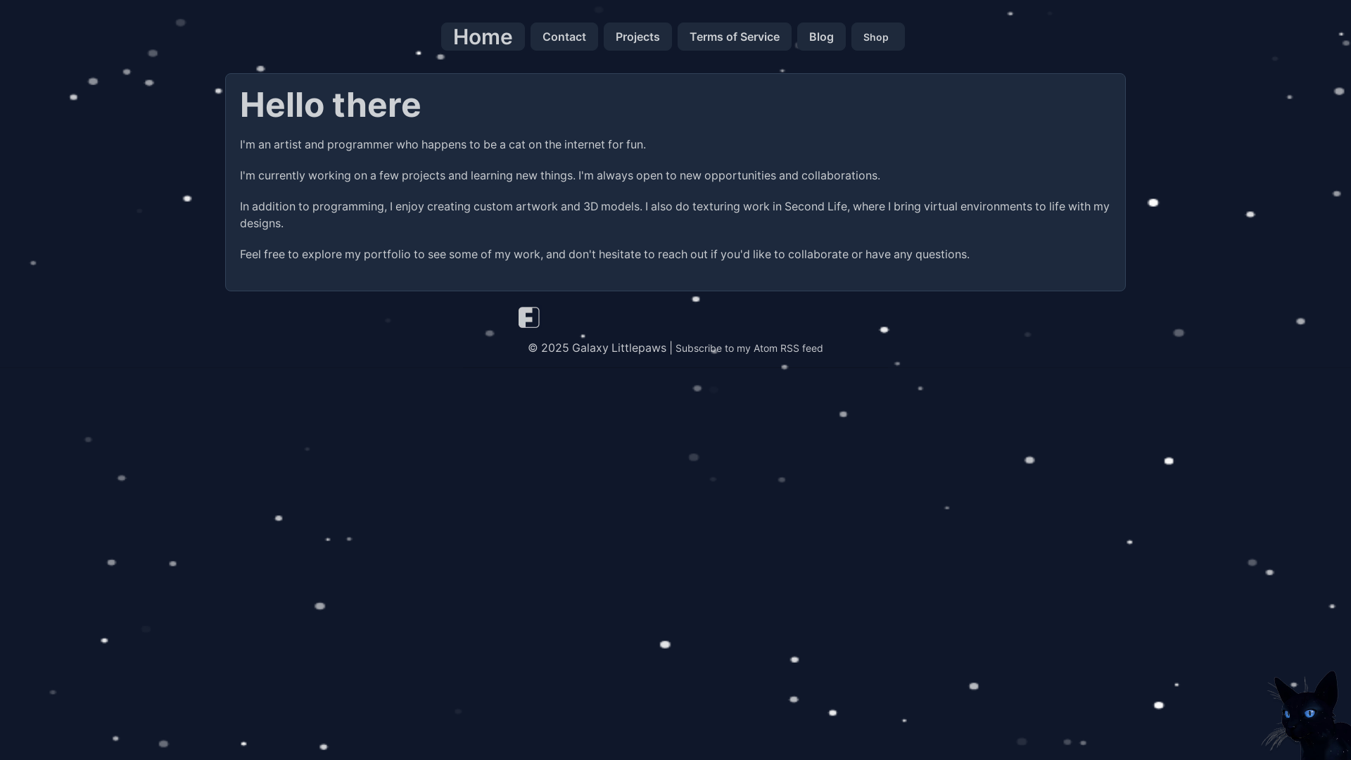 website screenshot of https://galaxylittlepaws-website.pages.dev/