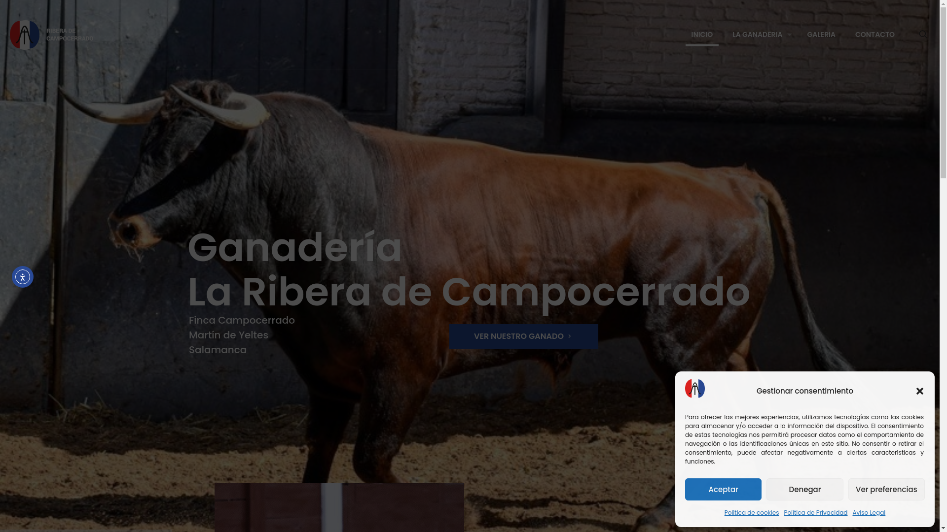 website screenshot of https://lariberadecampocerrado.com/