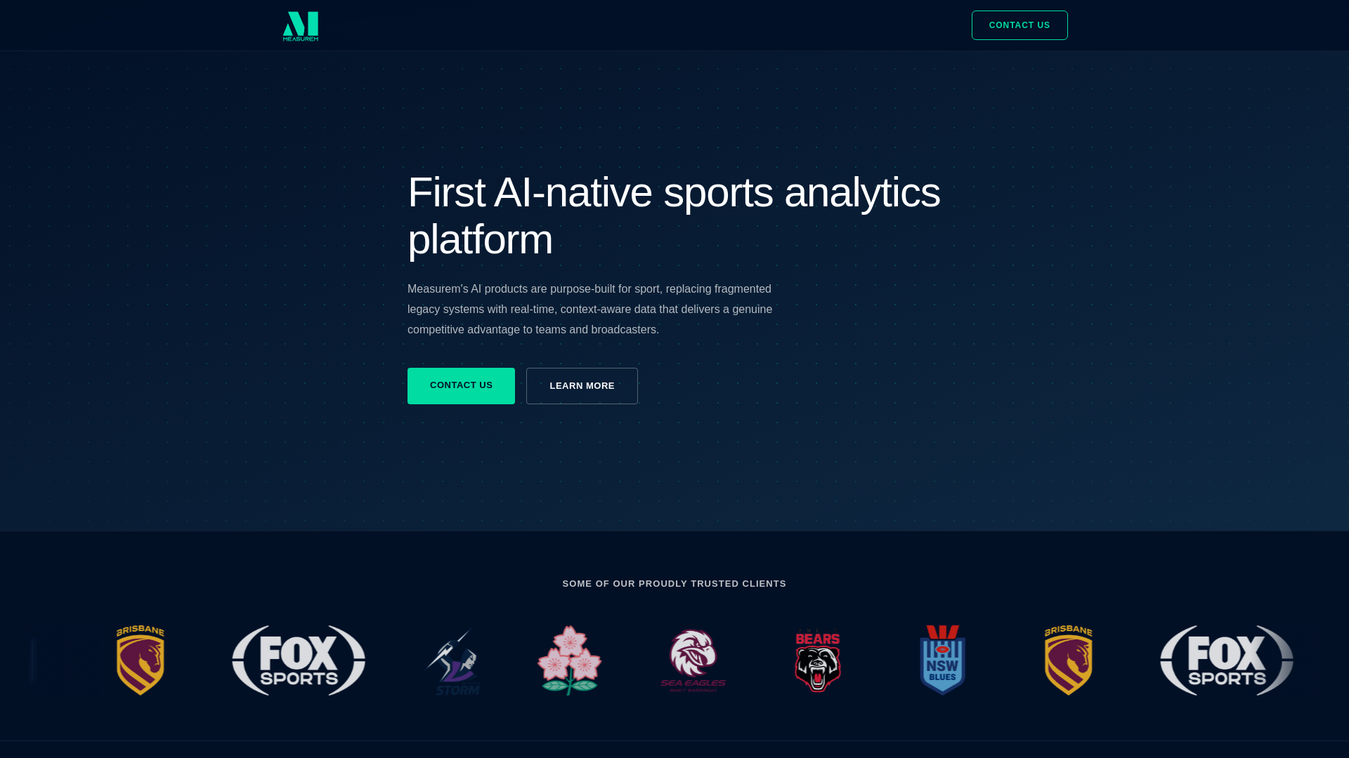website screenshot of https://measurem-website.pages.dev/