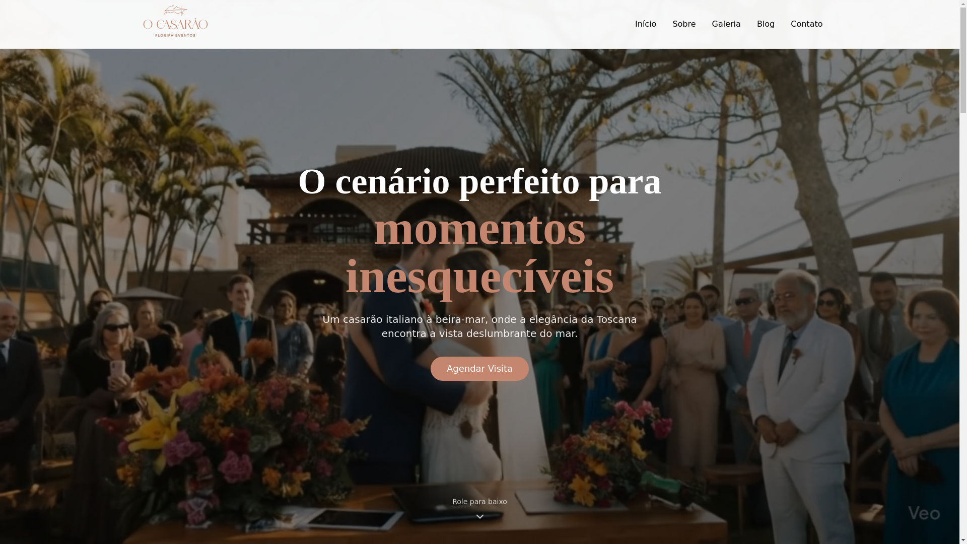 website screenshot of https://ocasaraofloripa.com/