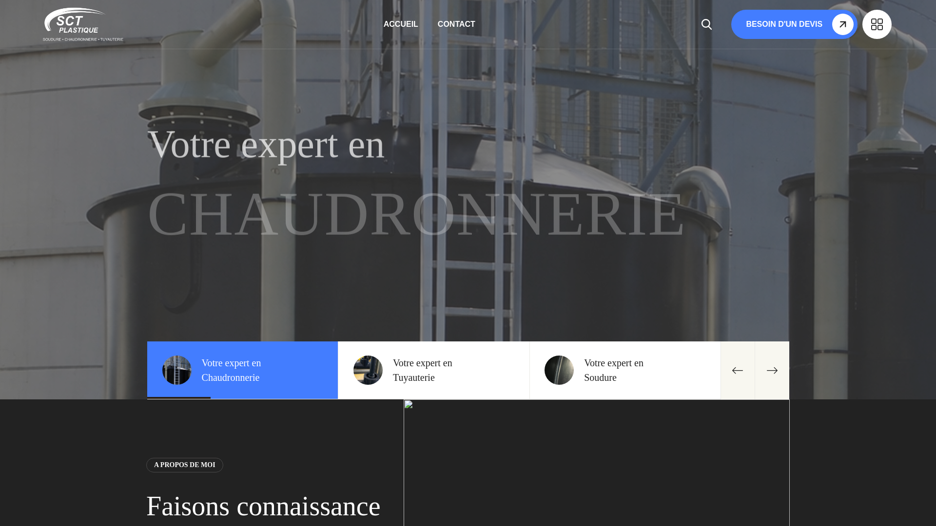 website screenshot of https://sct-plastique.com