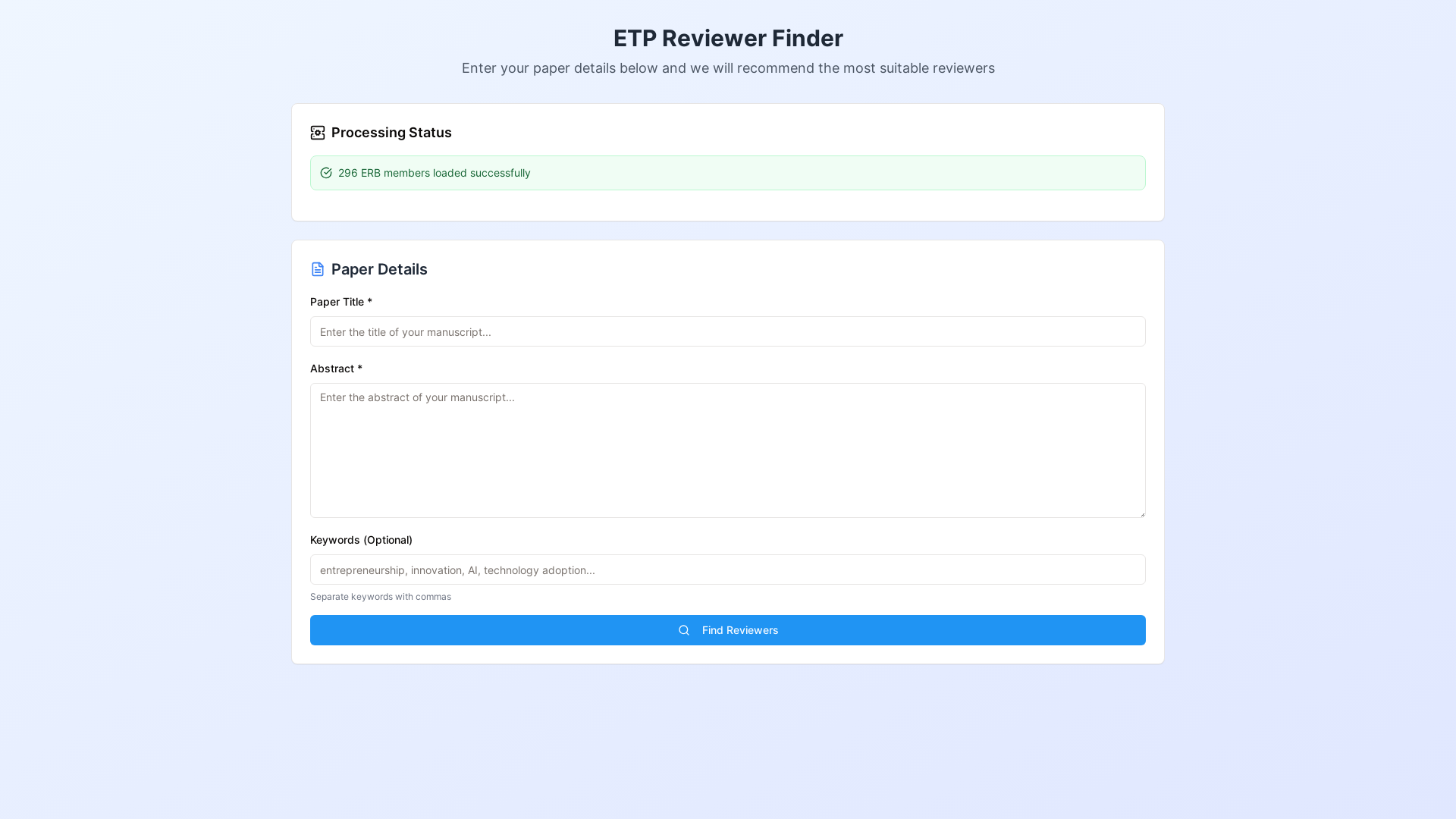website screenshot of https://etpreviewerfinder.com/