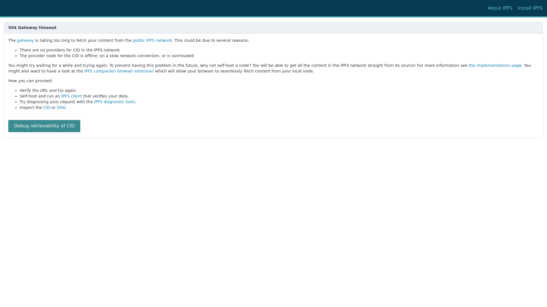 website screenshot of https://bafybeibp74cxiqyycngyny23zu5jgg7xhs3e72lxmiiuk6s53gtzrqiw3u.ipfs.dweb.link