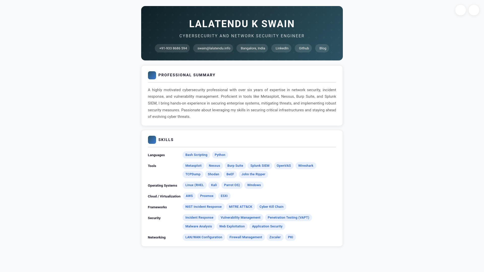 website screenshot of https://cv-lalatendu.pages.dev/