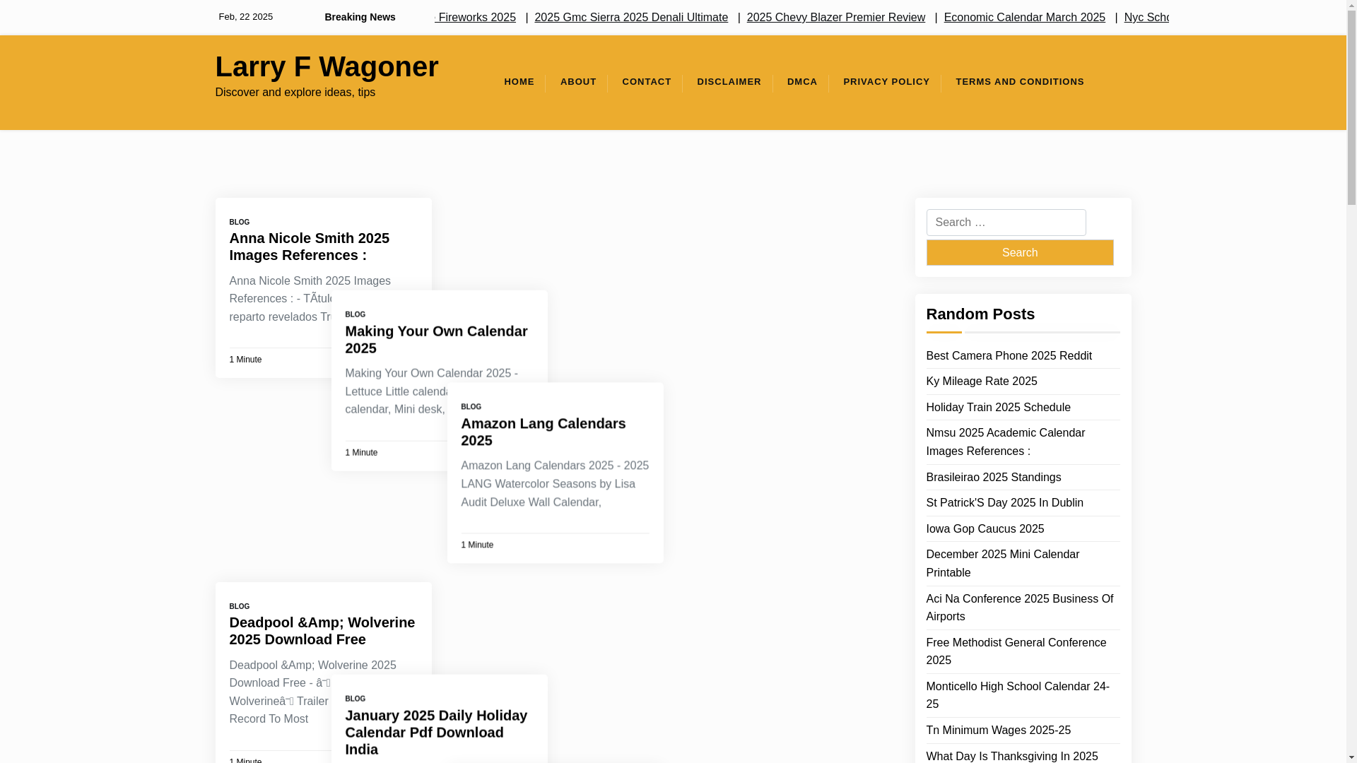 website screenshot of https://larryfwagonera.pages.dev/