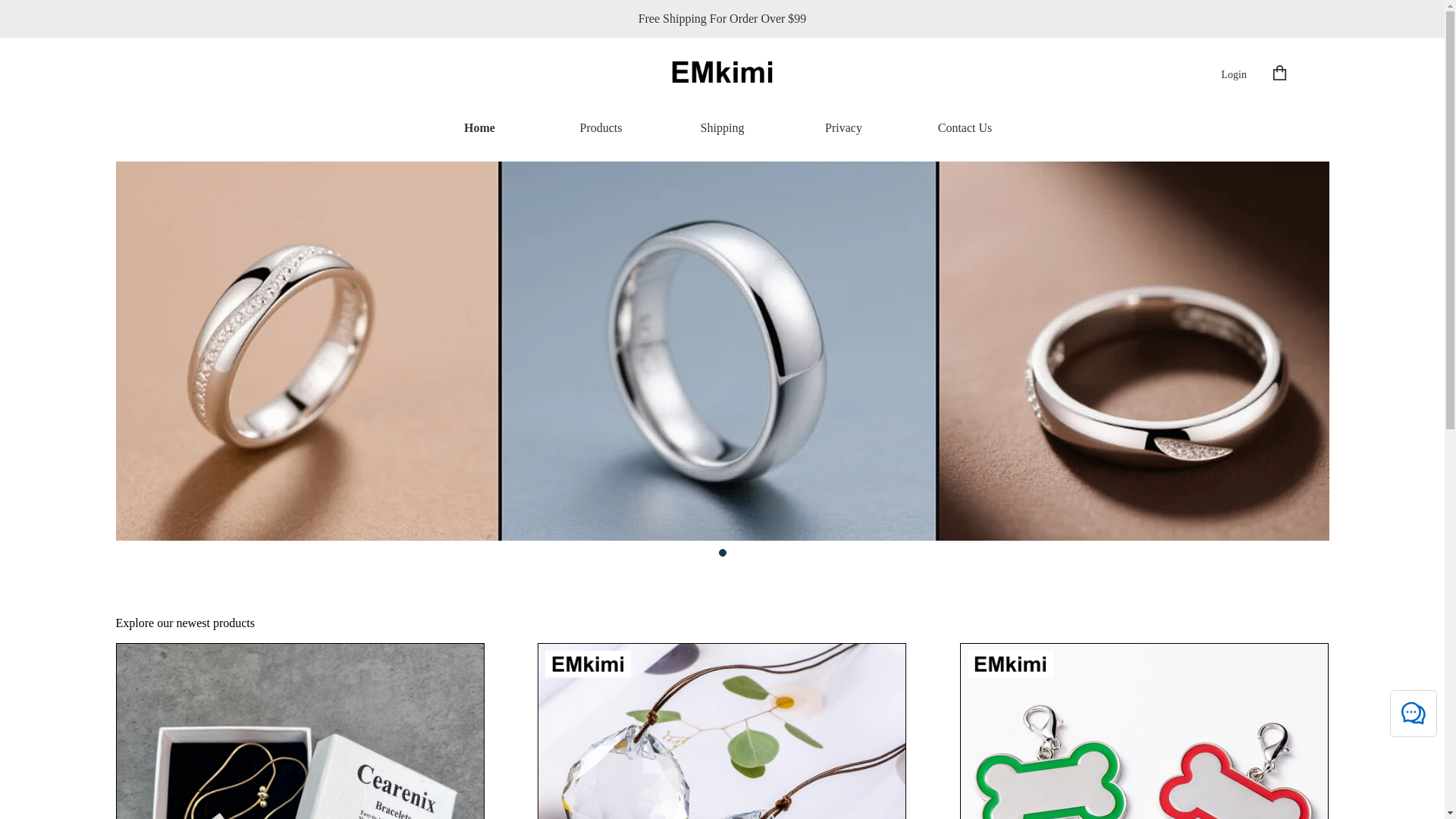 website screenshot of https://emkimi.xyz/
