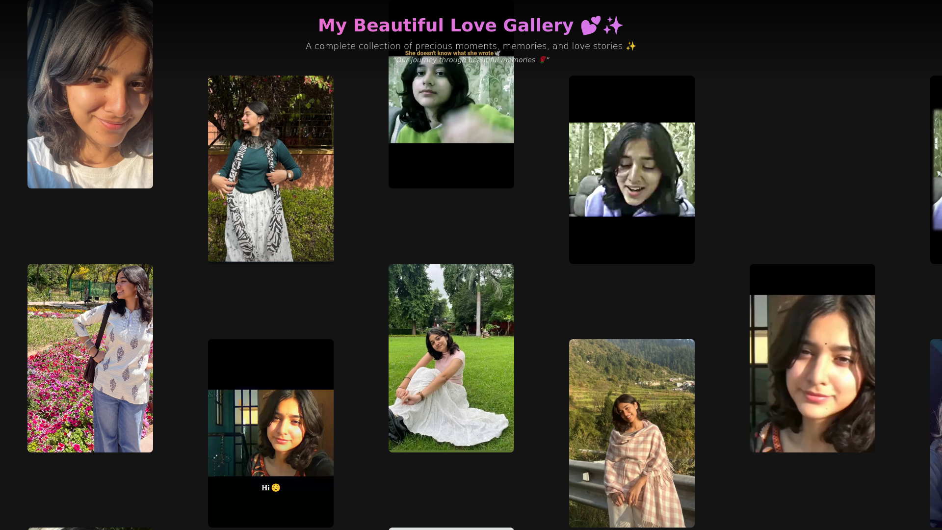 website screenshot of https://crush-gallery.pages.dev/