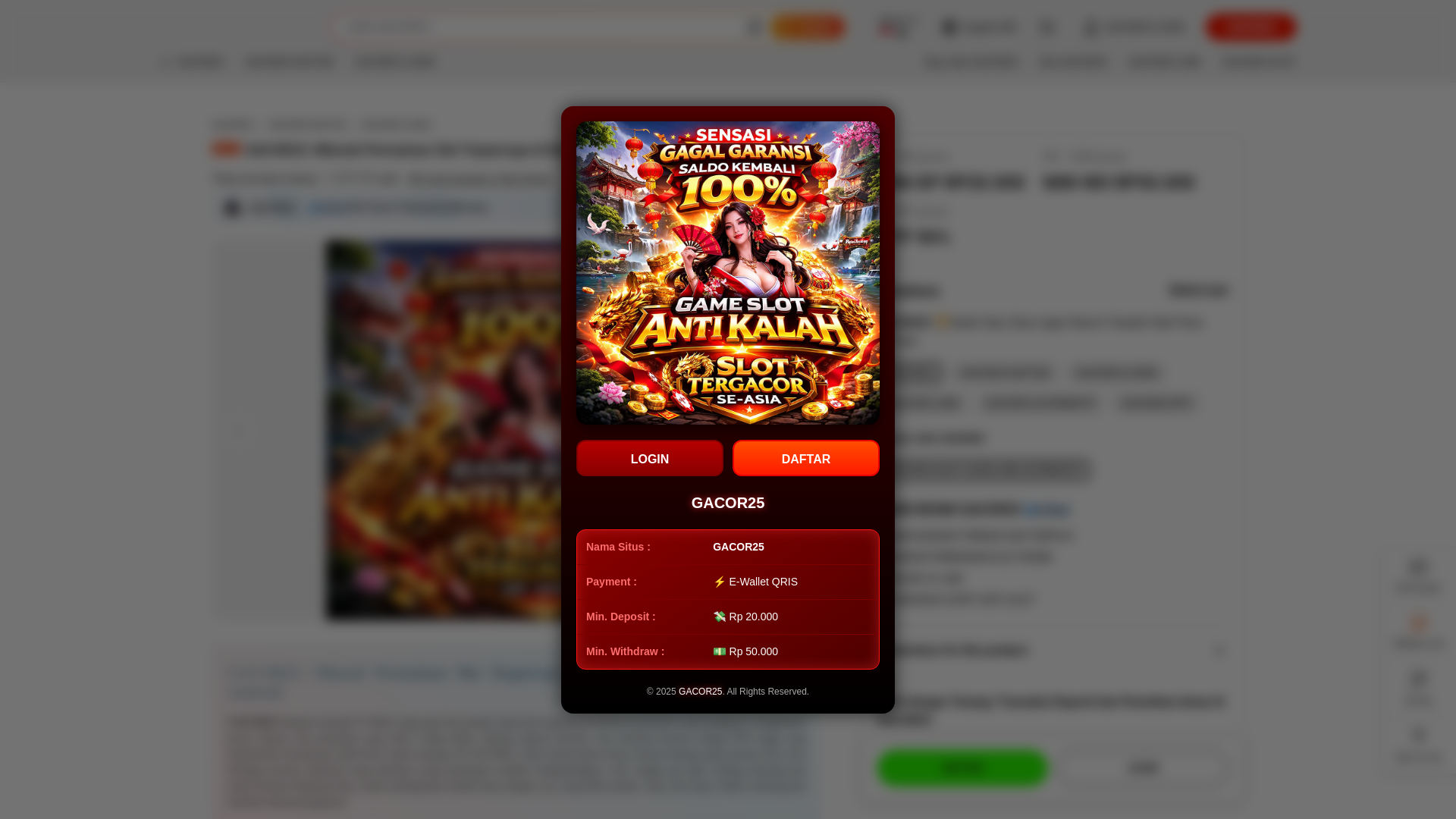 website screenshot of https://atelierdebodas-lp-gacor25.pages.dev/