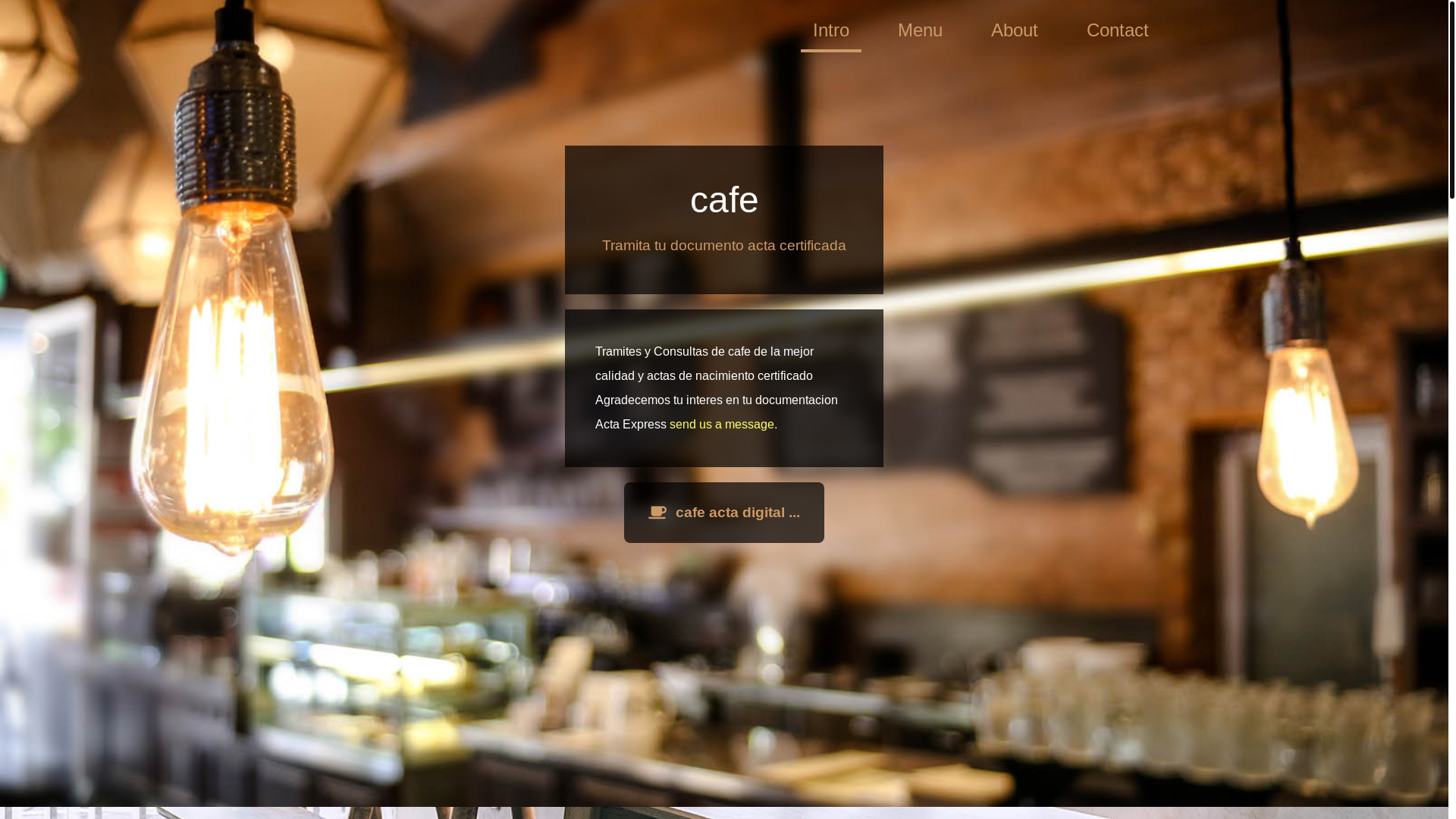 website screenshot of https://actacivicafe.top/