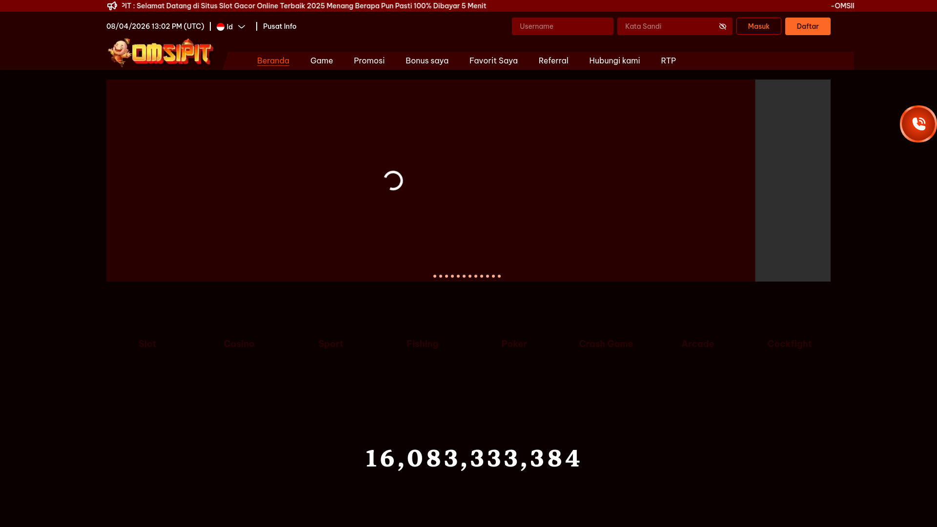 website screenshot of https://omsipit-click.pages.dev/