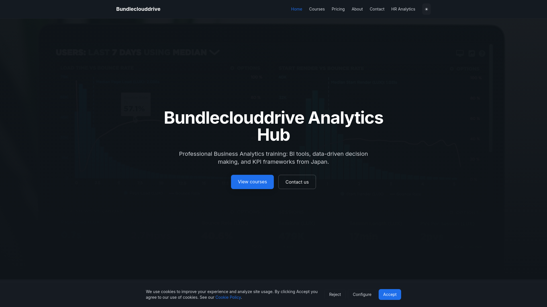 website screenshot of https://bundleclouddrive.digital/