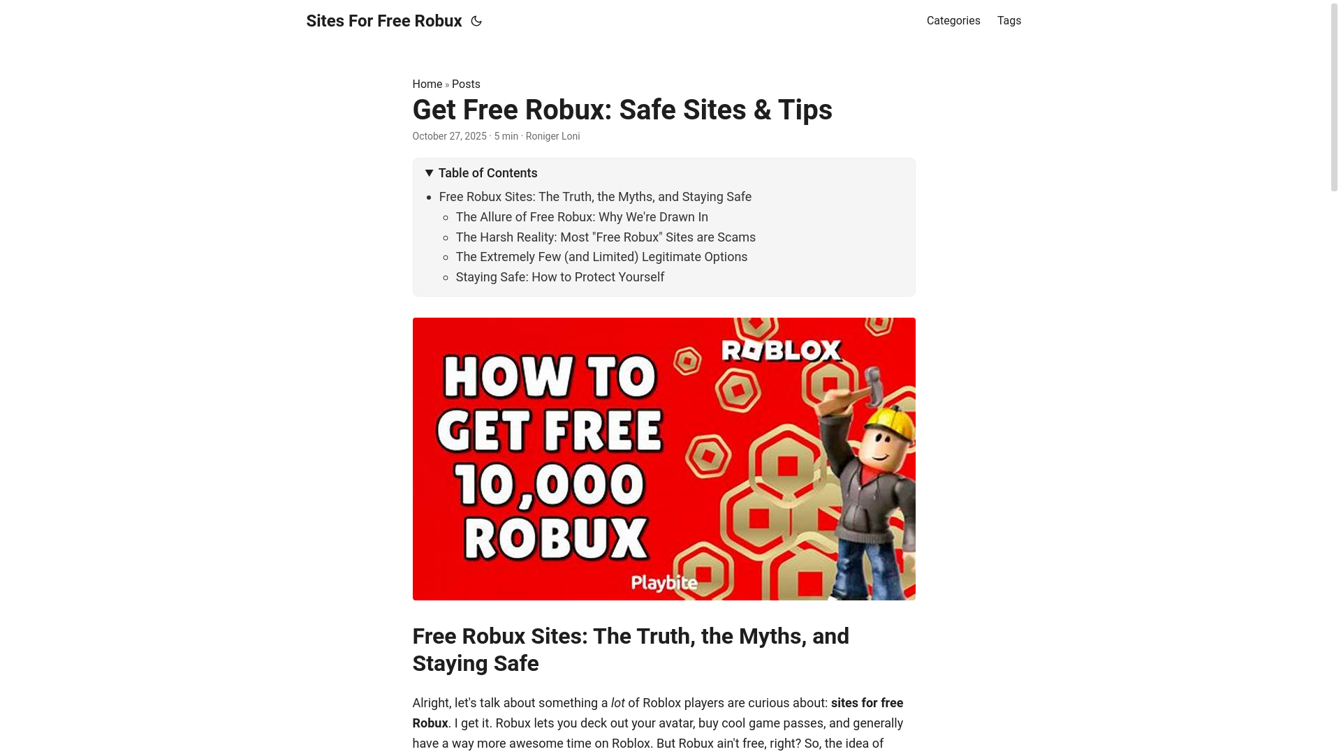 website screenshot of https://sites-for-free-robux.pages.dev/