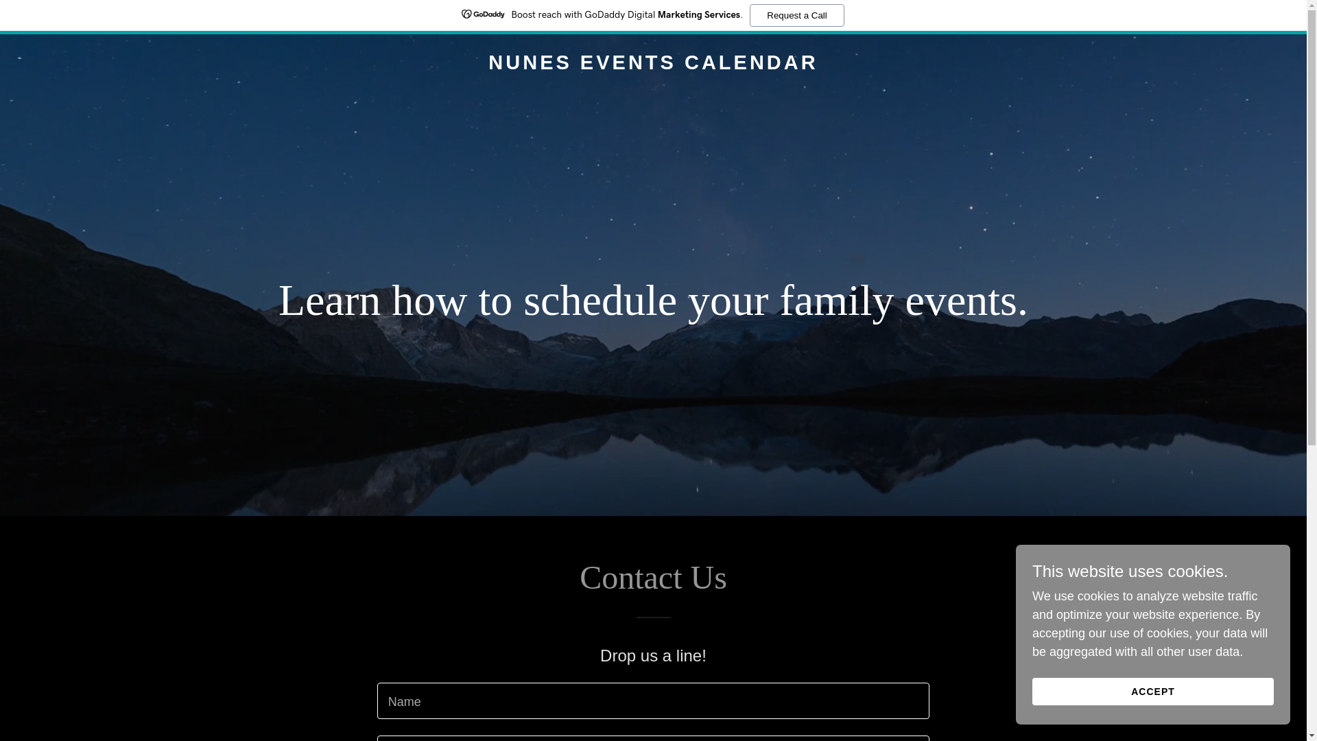 website screenshot of https://nunesschedule.com/