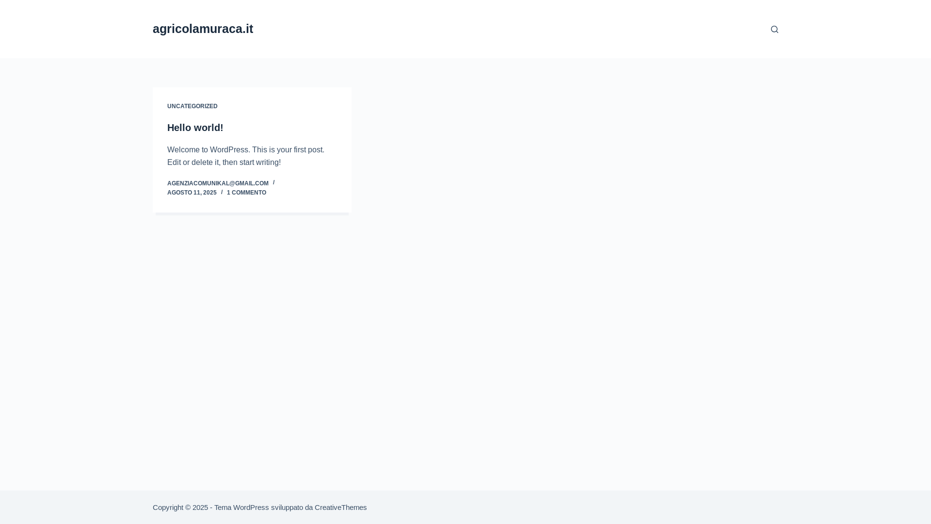 website screenshot of https://agricolamuraca.it/