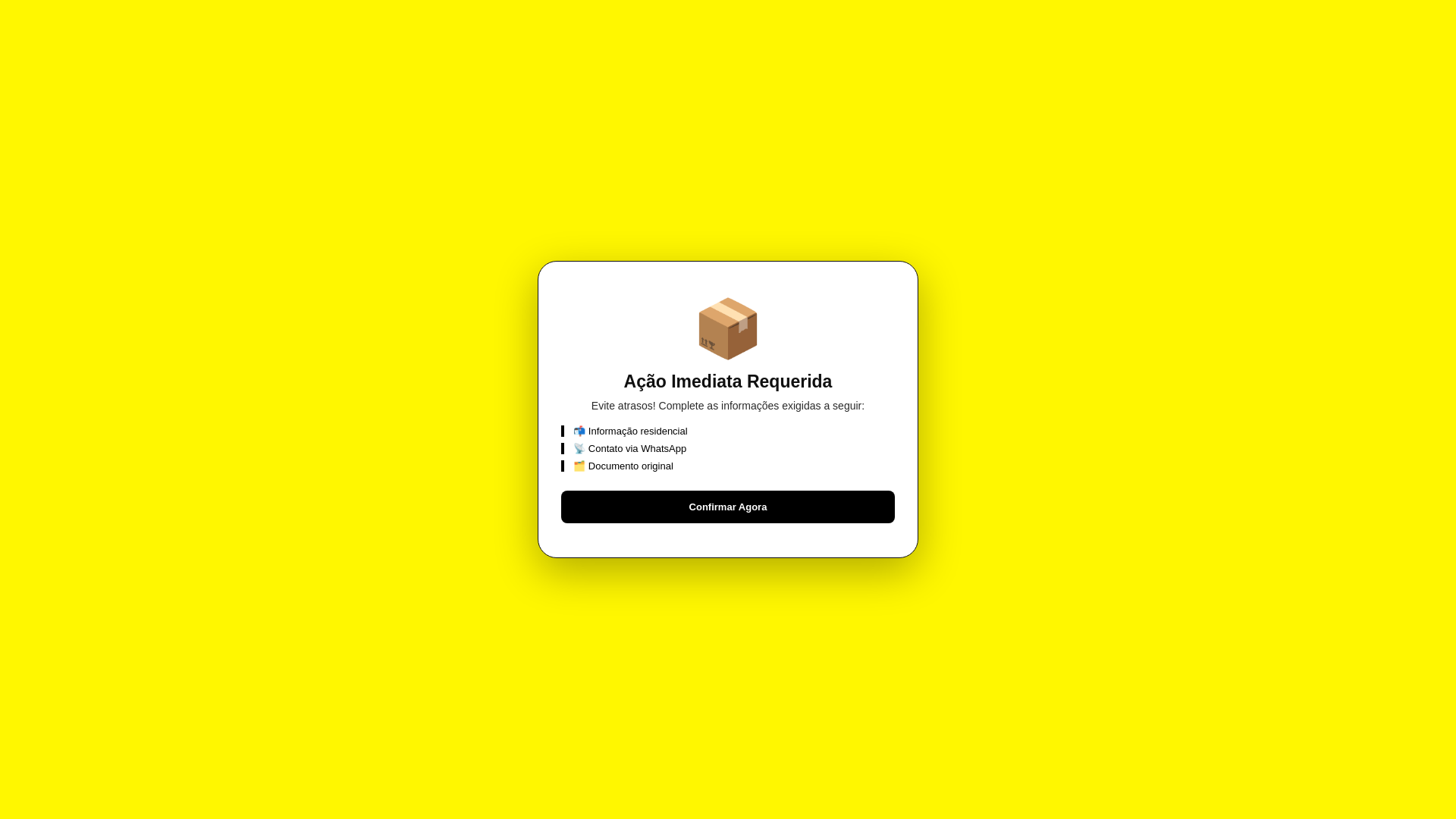 website screenshot of https://enviosegurandoseu.shop/