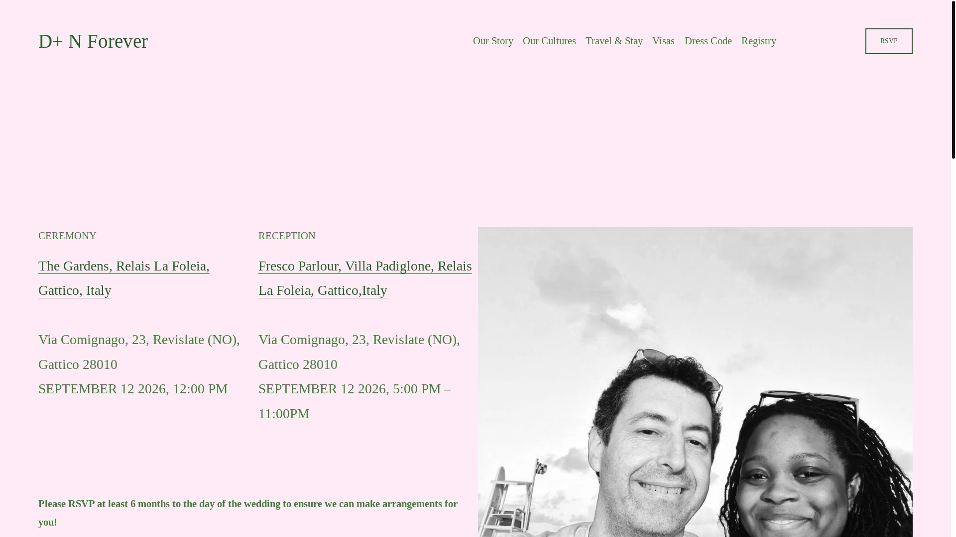 website screenshot of https://dandnforever.com/