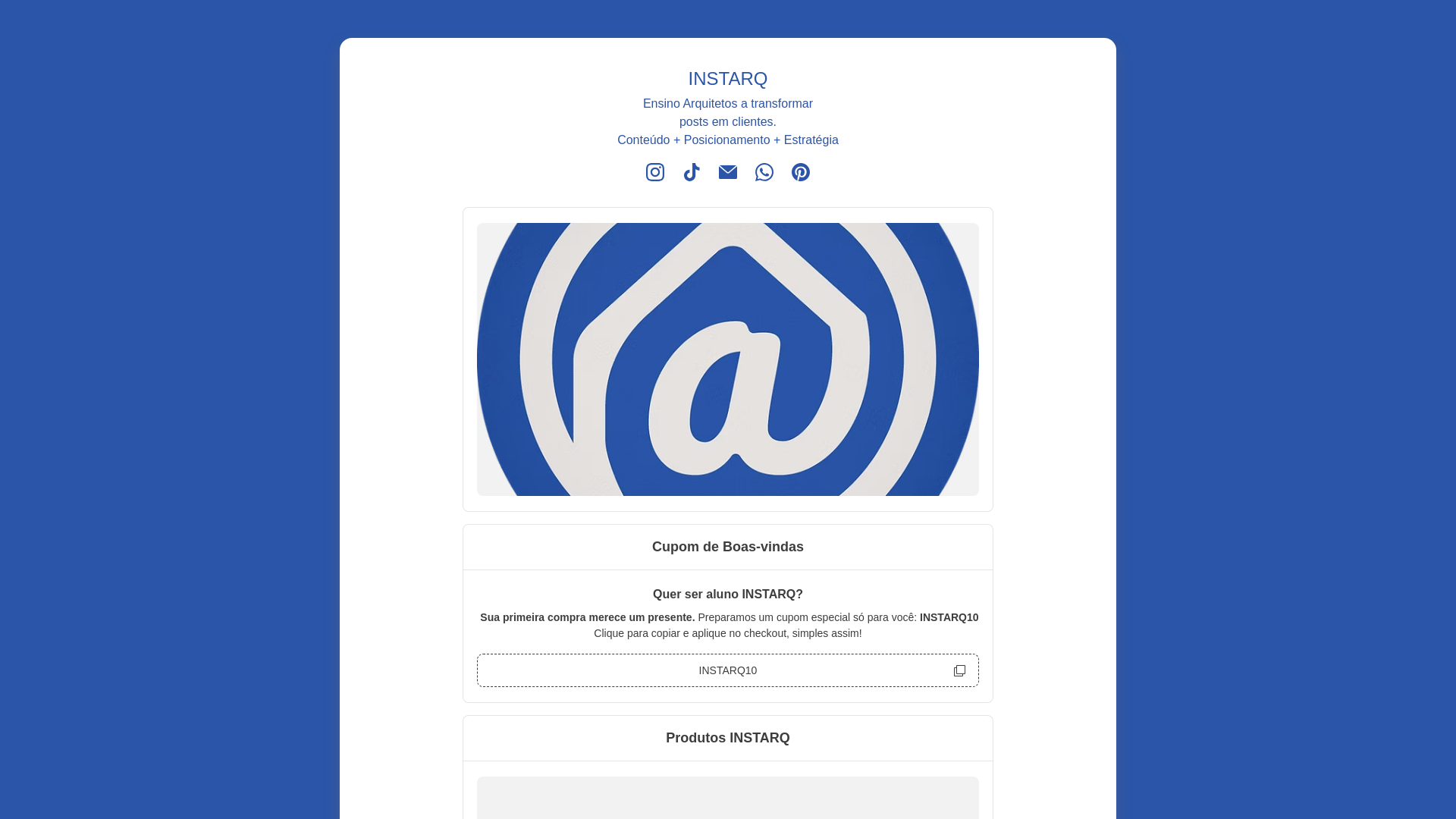 website screenshot of https://instarqlinks.com/