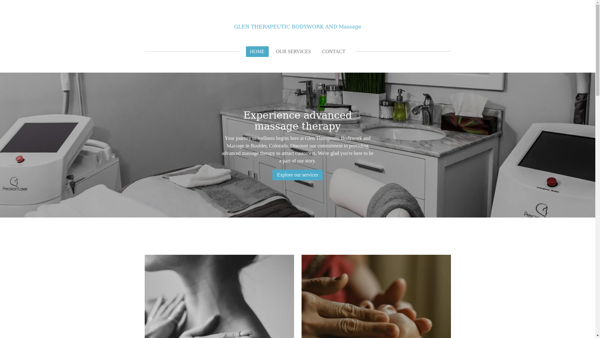 website screenshot of https://glentherapeutic.com/