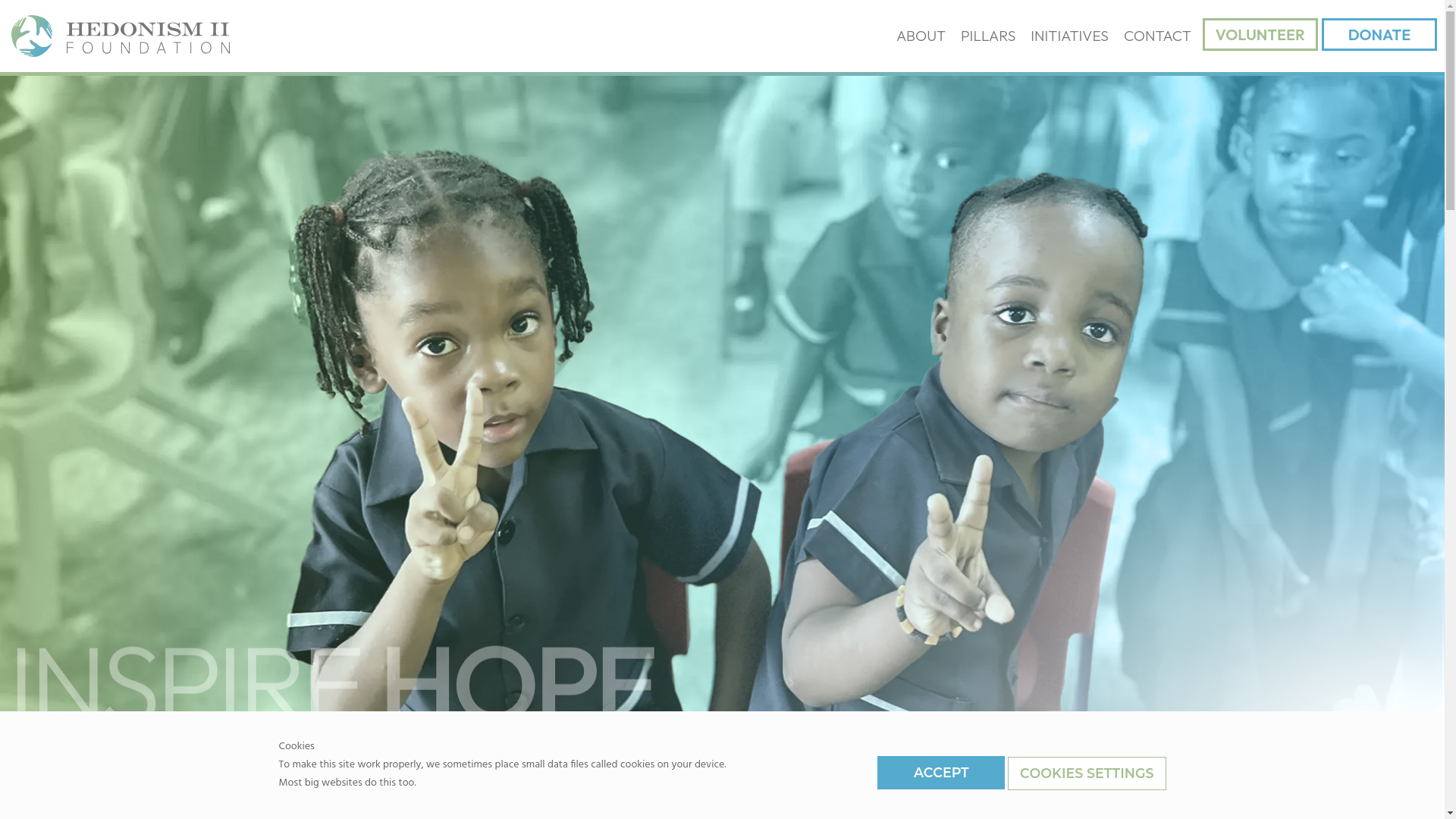 website screenshot of https://hedocares.org/
