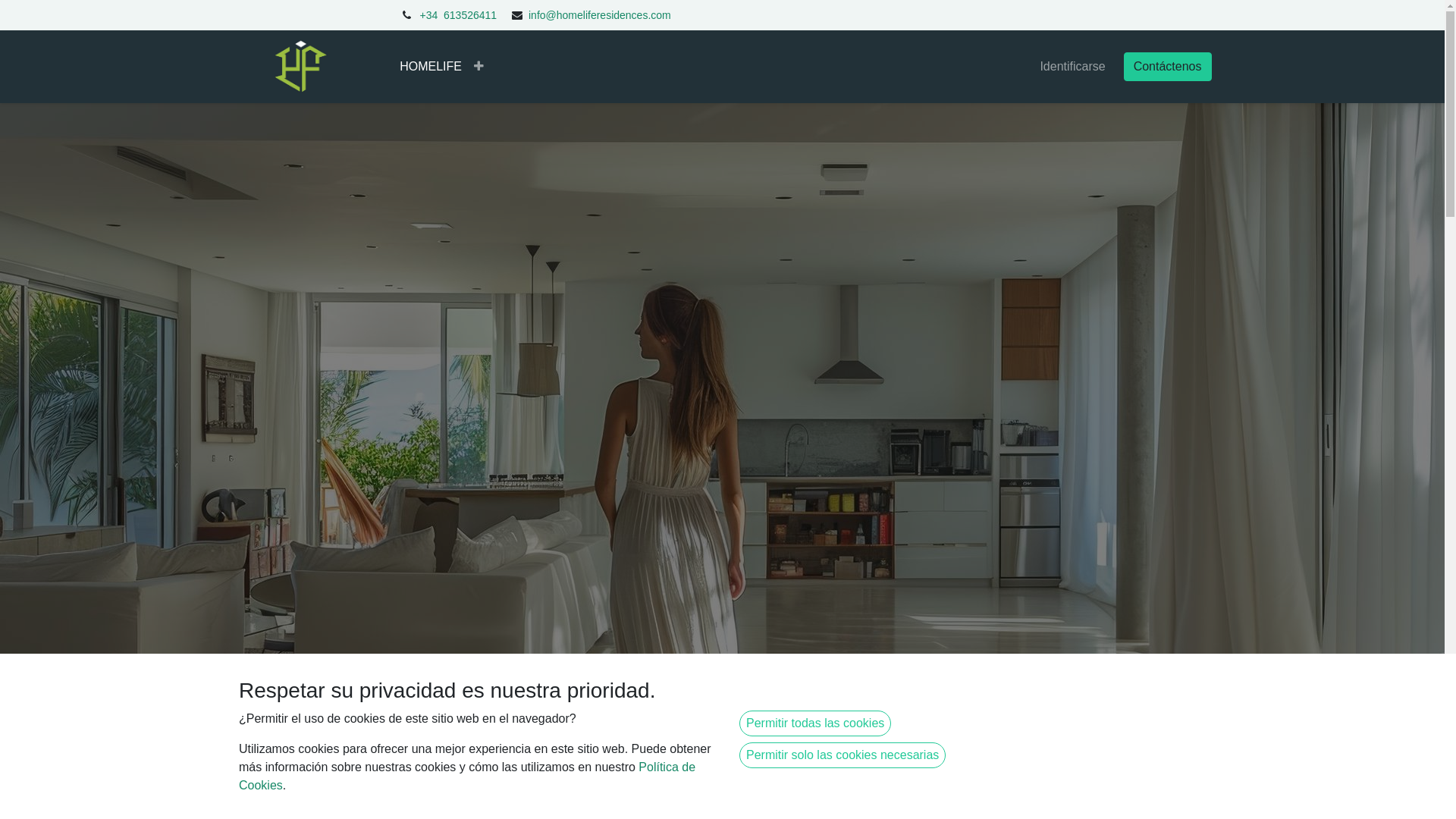 website screenshot of https://homeliferesidences.com/