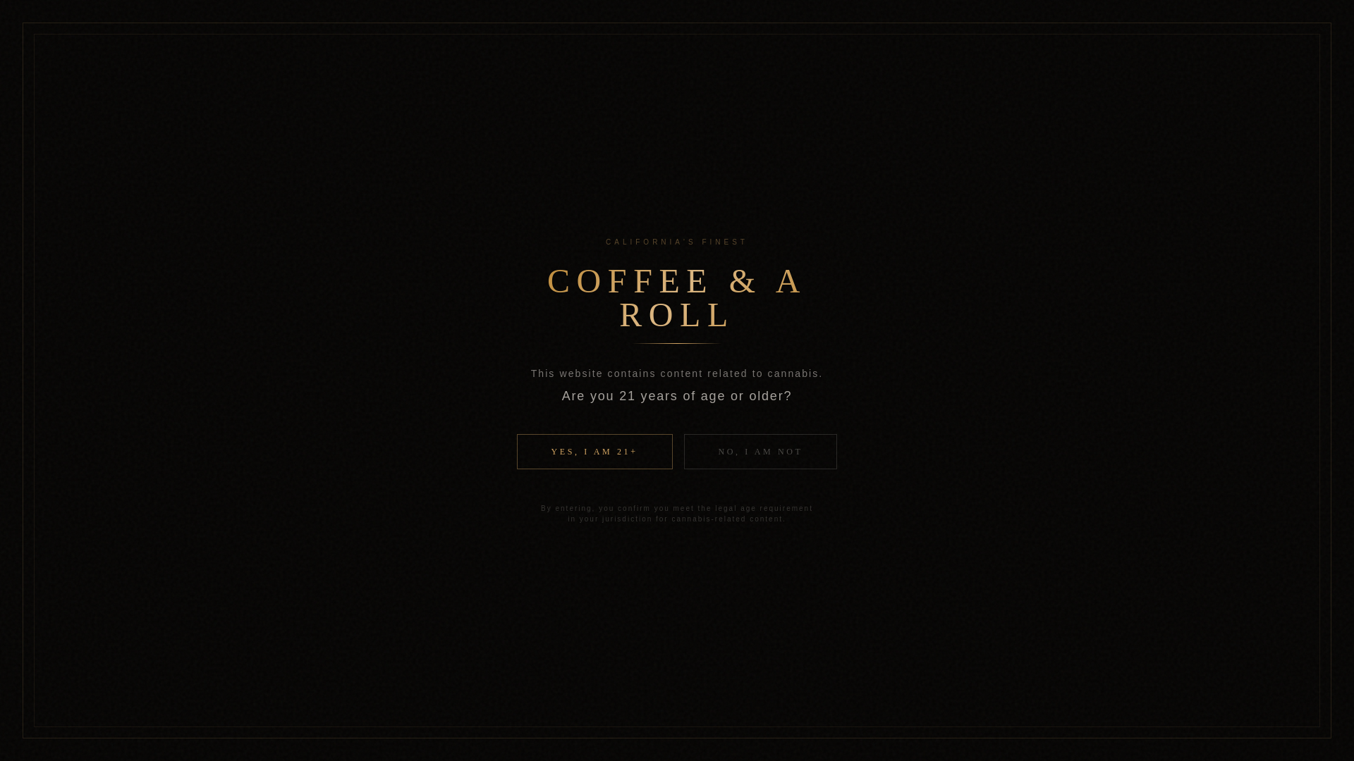 website screenshot of https://coffeeandaroll.com/