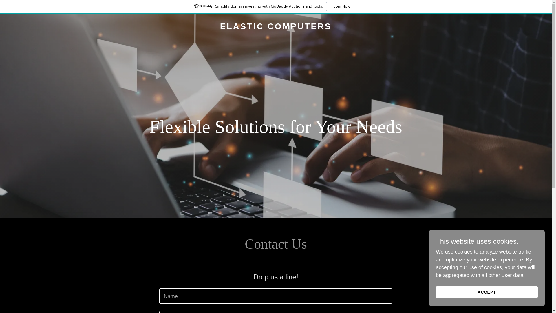 website screenshot of https://elastic-computers.com/